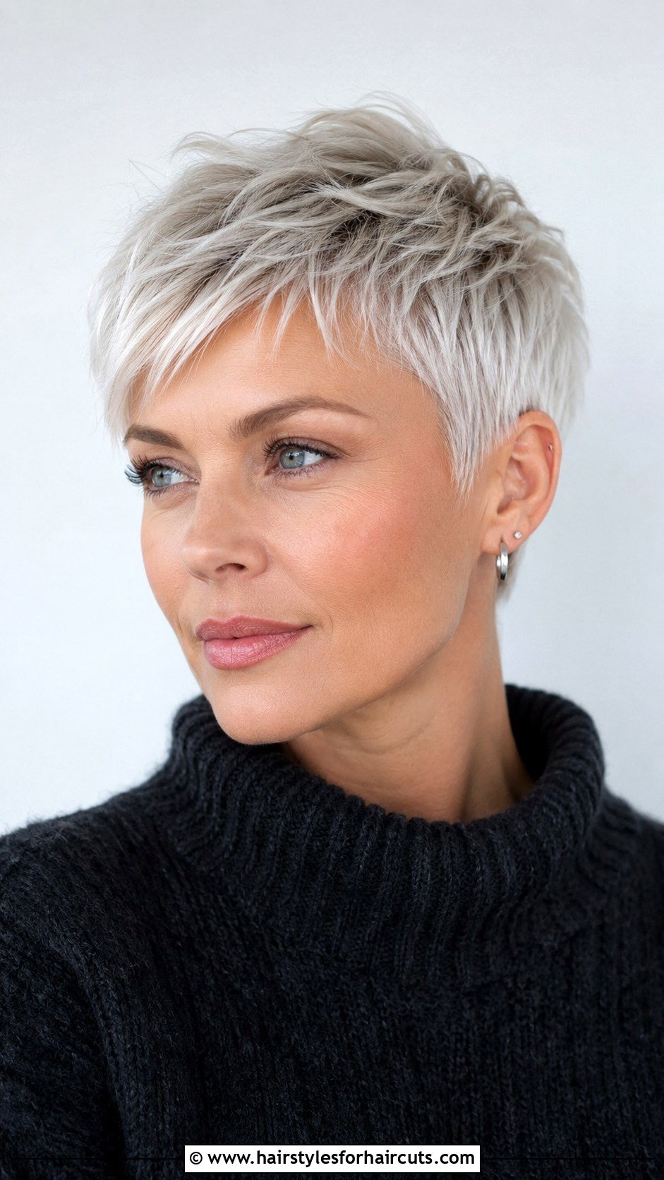 Platinum Pixie Cut - 25 2000s hairstyles short hair - 25 2000s hairstyles short hair