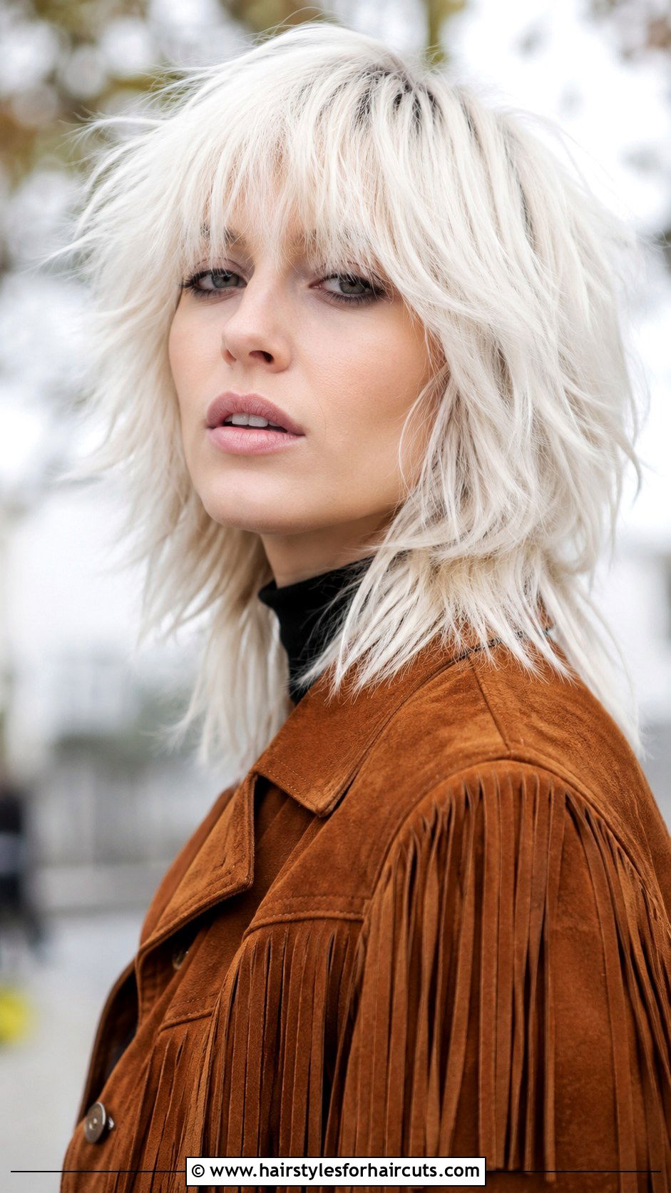 Platinum Shag Haircut - 25 bleach hairstyles - 25 bleach hairstyles