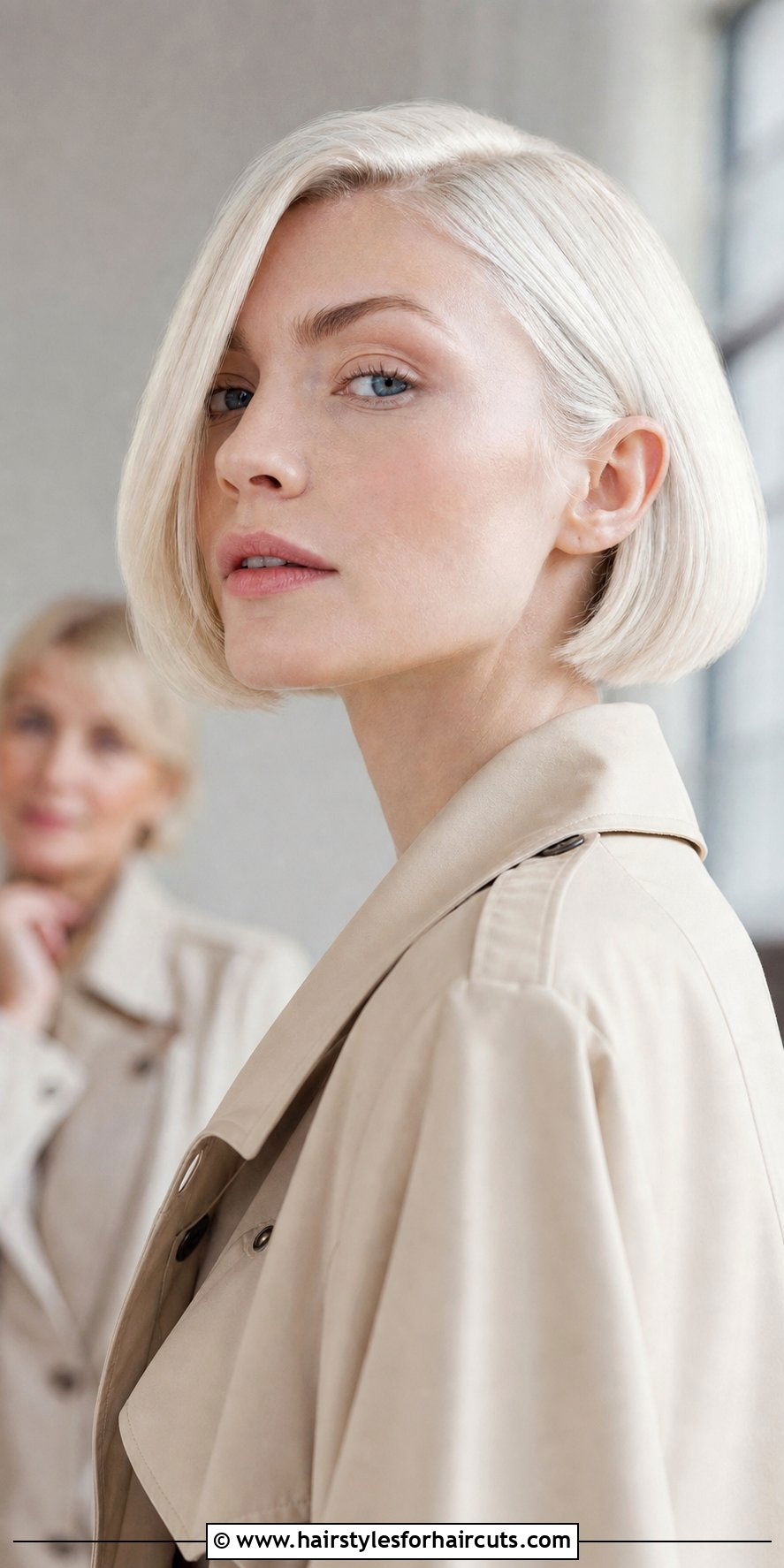 Platinum Short Bob - 25 hairstyles for short bobs - 25 hairstyles for short bobs