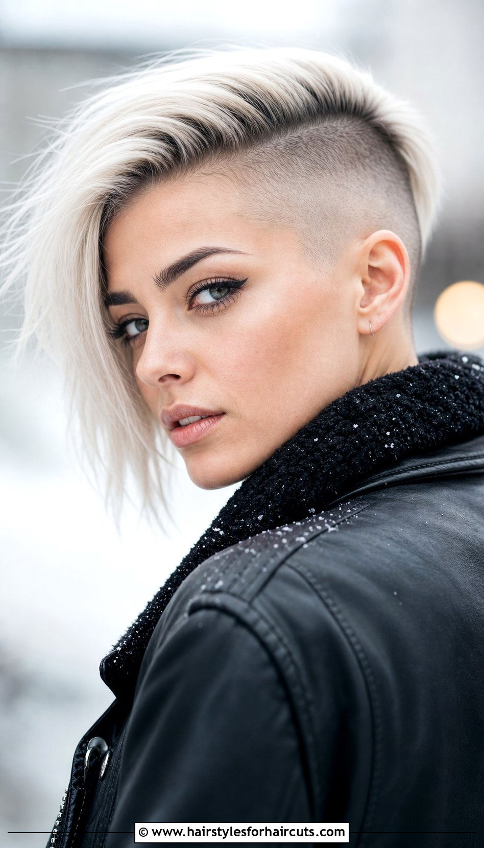 Platinum Undercut - 25 platinum short hairstyles - 25 platinum short hairstyles