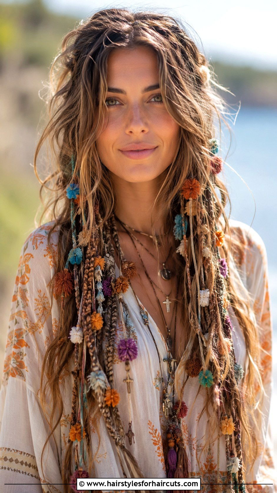 Pom Pom Boho Braids - 25 pom pom hairstyles - 25 pom pom hairstyles