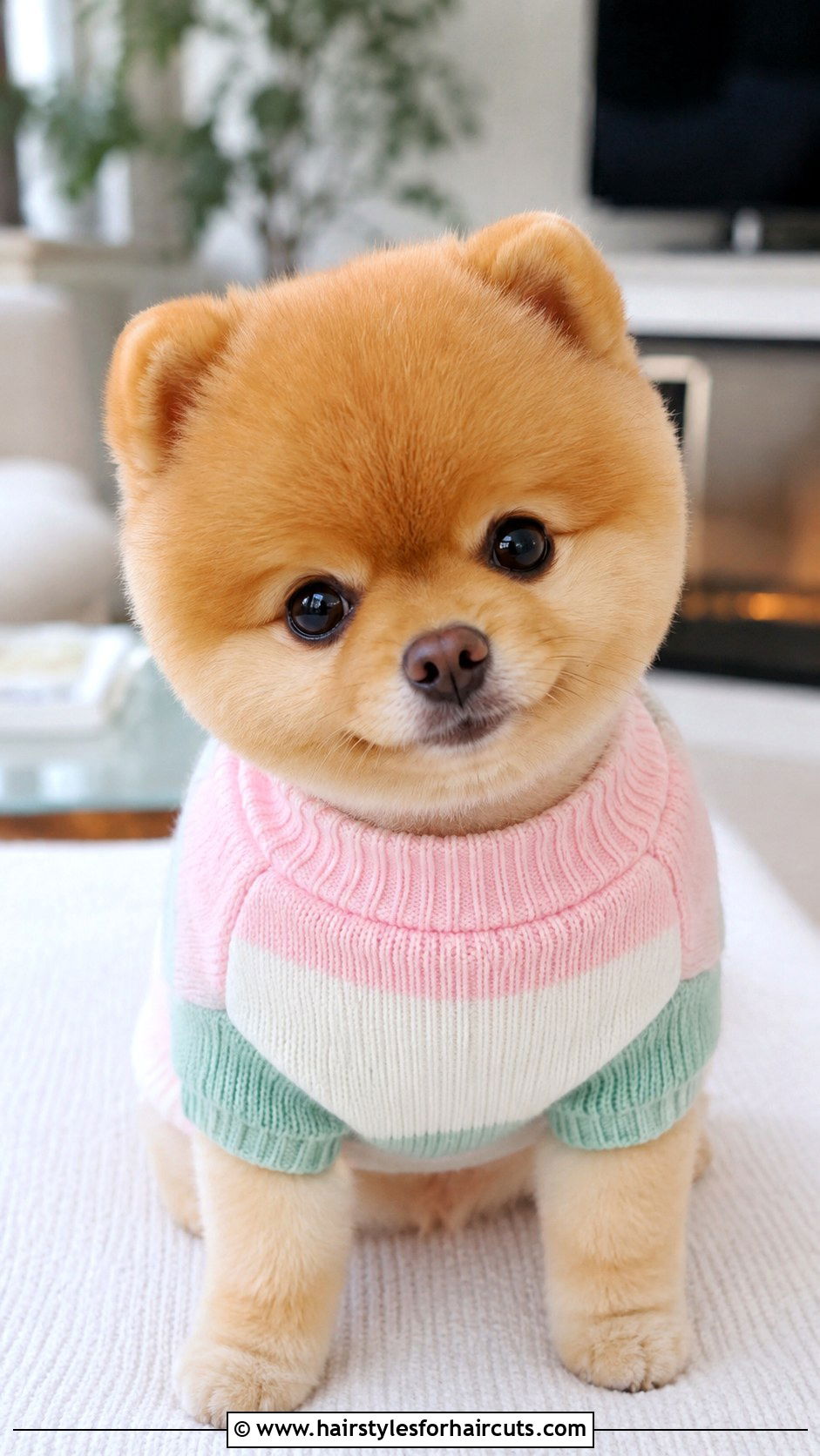 Pomeranian Lamb Cut - 25 haircuts for pomeranians - 25 haircuts for pomeranians