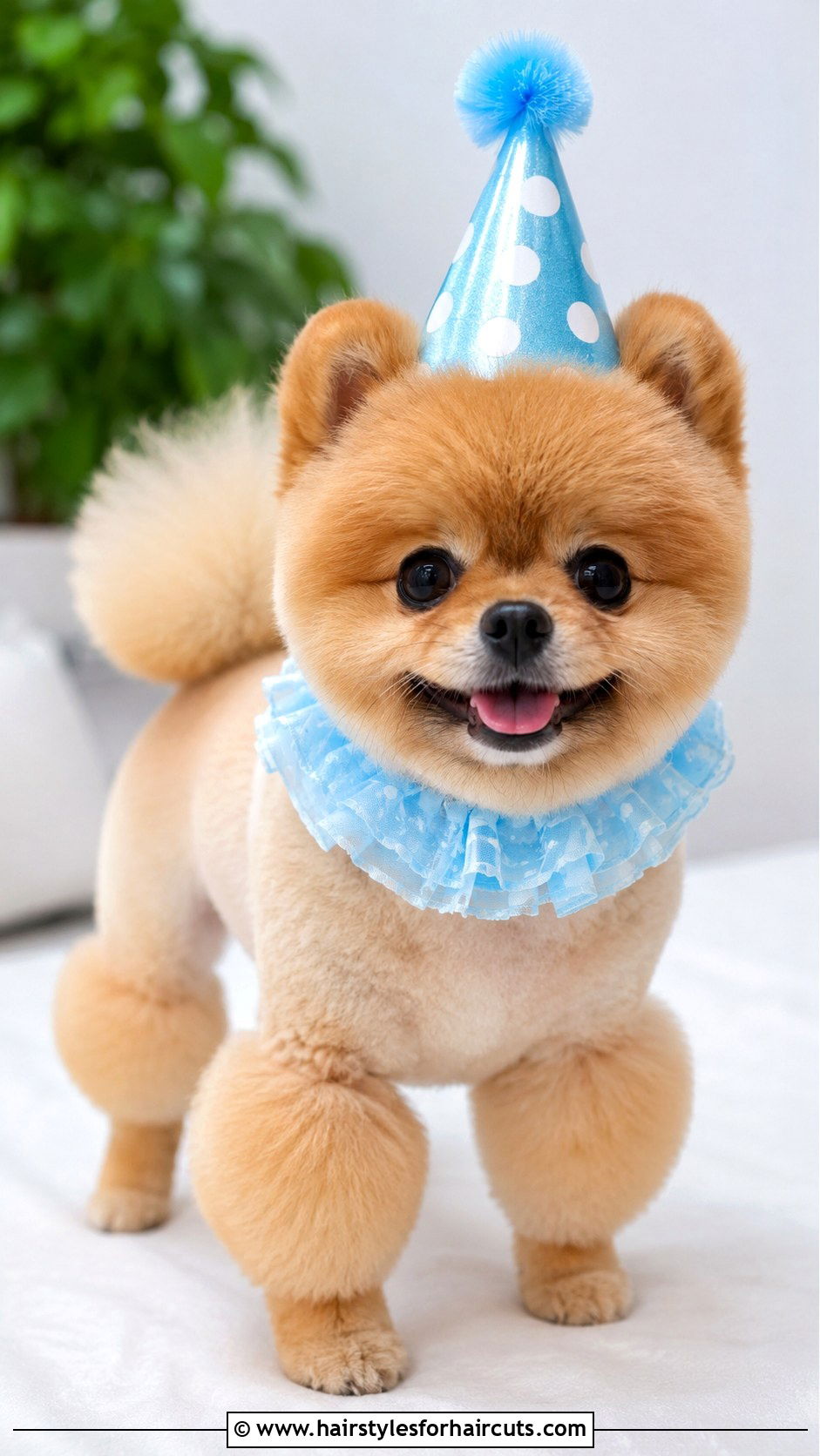 Pomeranian Pom Pom Cut - 25 haircuts for pomeranians - 25 haircuts for pomeranians