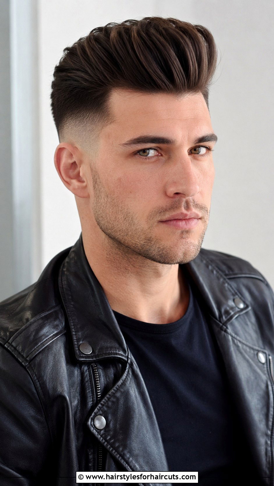 Pompadour Fade - 25 baseball haircuts - 25 baseball haircuts