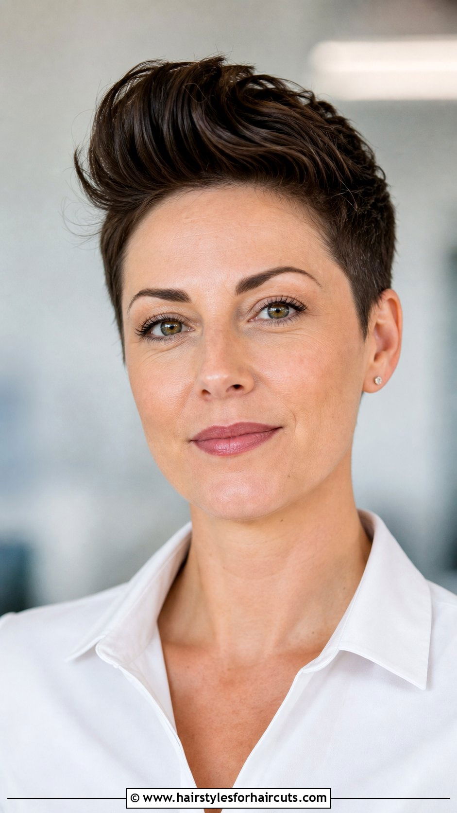 Pompadour Pixie Cut For Work - 25 work hairstyles for short hair - 25 work hairstyles for short hair