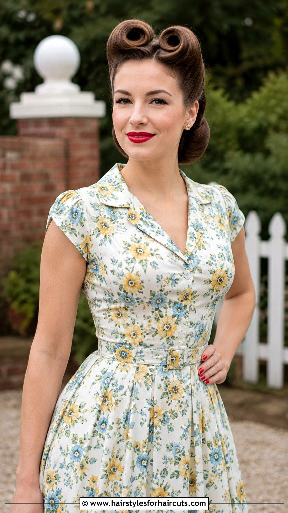 Pompadour Style - 25 1940s womens hairstyles long hair - 25 1940s womens hairstyles long hair