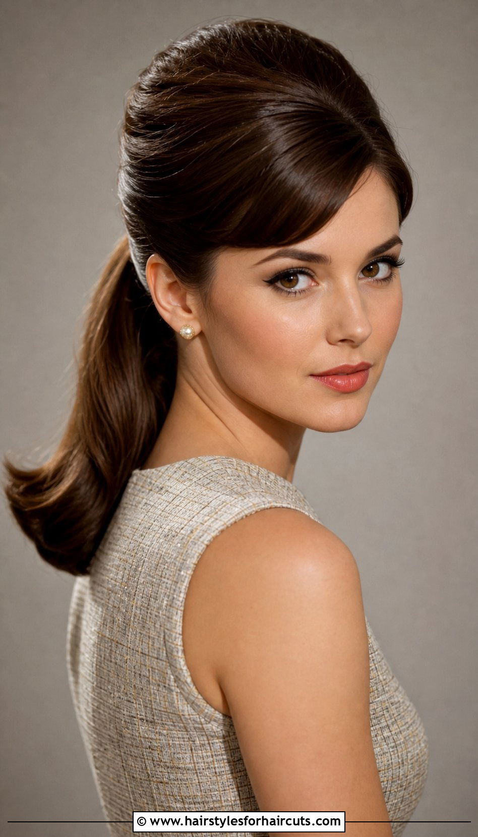 Ponytail With Volume at Crown - 25 straight hair ponytail hairstyles - 25 straight hair ponytail hairstyles