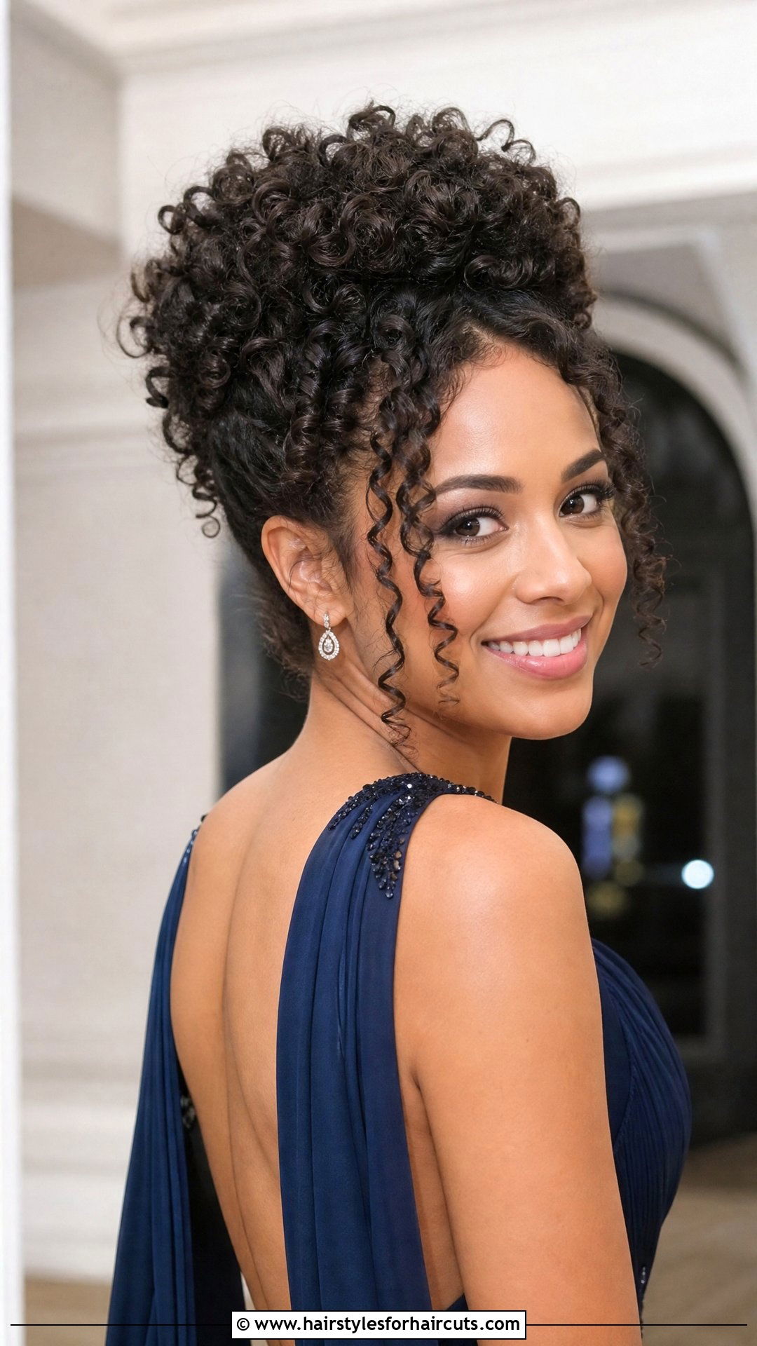 Poodle Perm Updo - 25 80s prom hairstyles - 25 80s prom hairstyles