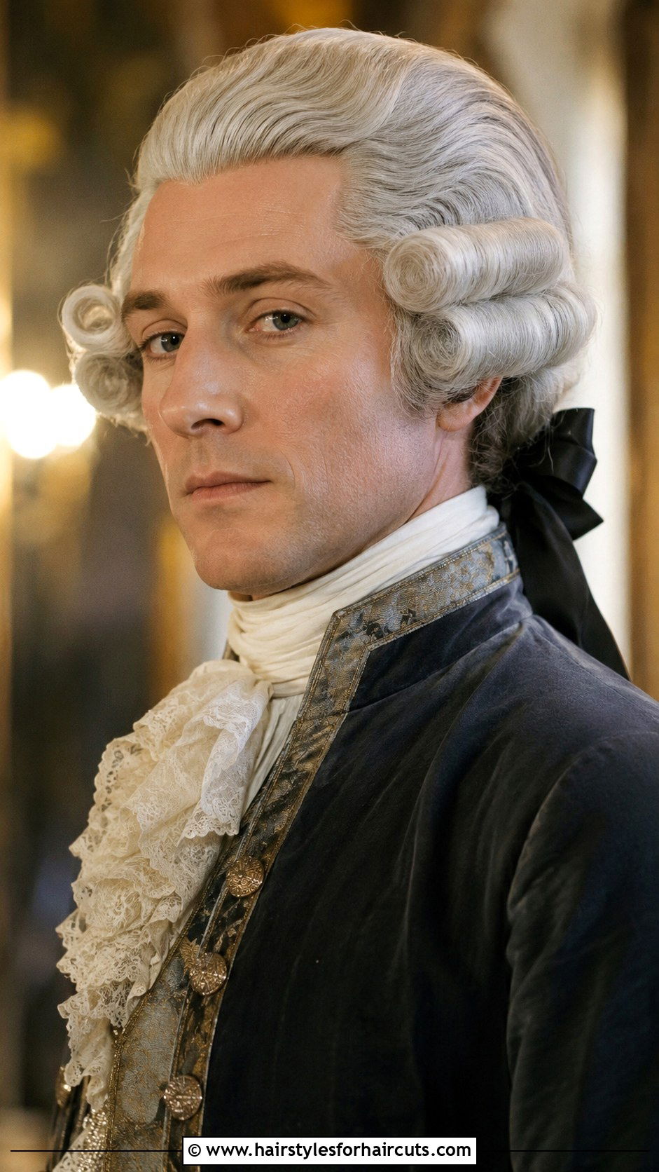 Powdered Wig - 25 old presidents hairstyles - 25 old presidents hairstyles