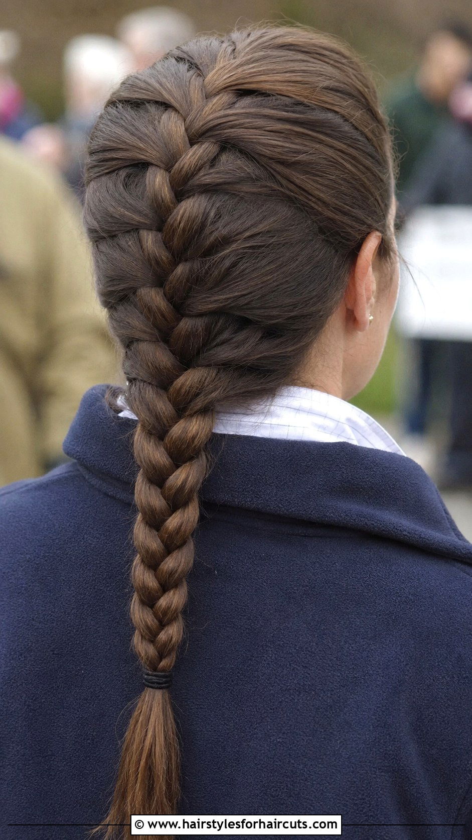 Princess Anne Classic French Braid - 25 princess anne hairstyles - 25 princess anne hairstyles