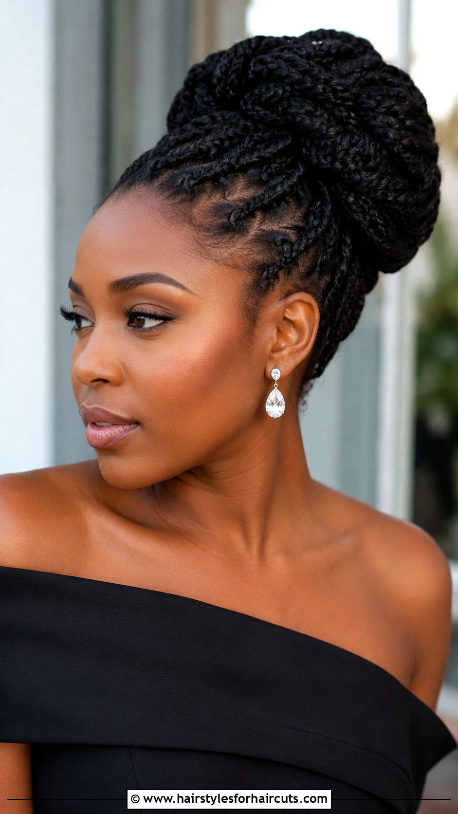 Protective Style Updo - 25 curly hairstyles for natural hair - 25 curly hairstyles for natural hair