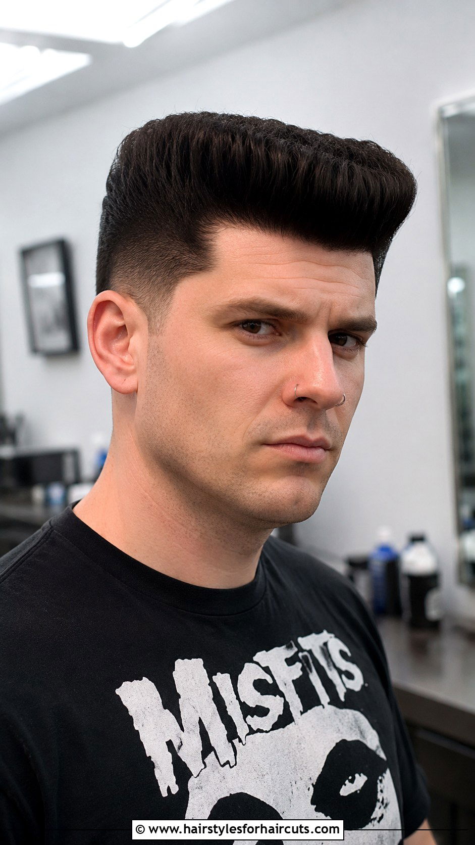 Psychobilly Wedge - 25 greaser hairstyles - 25 greaser hairstyles