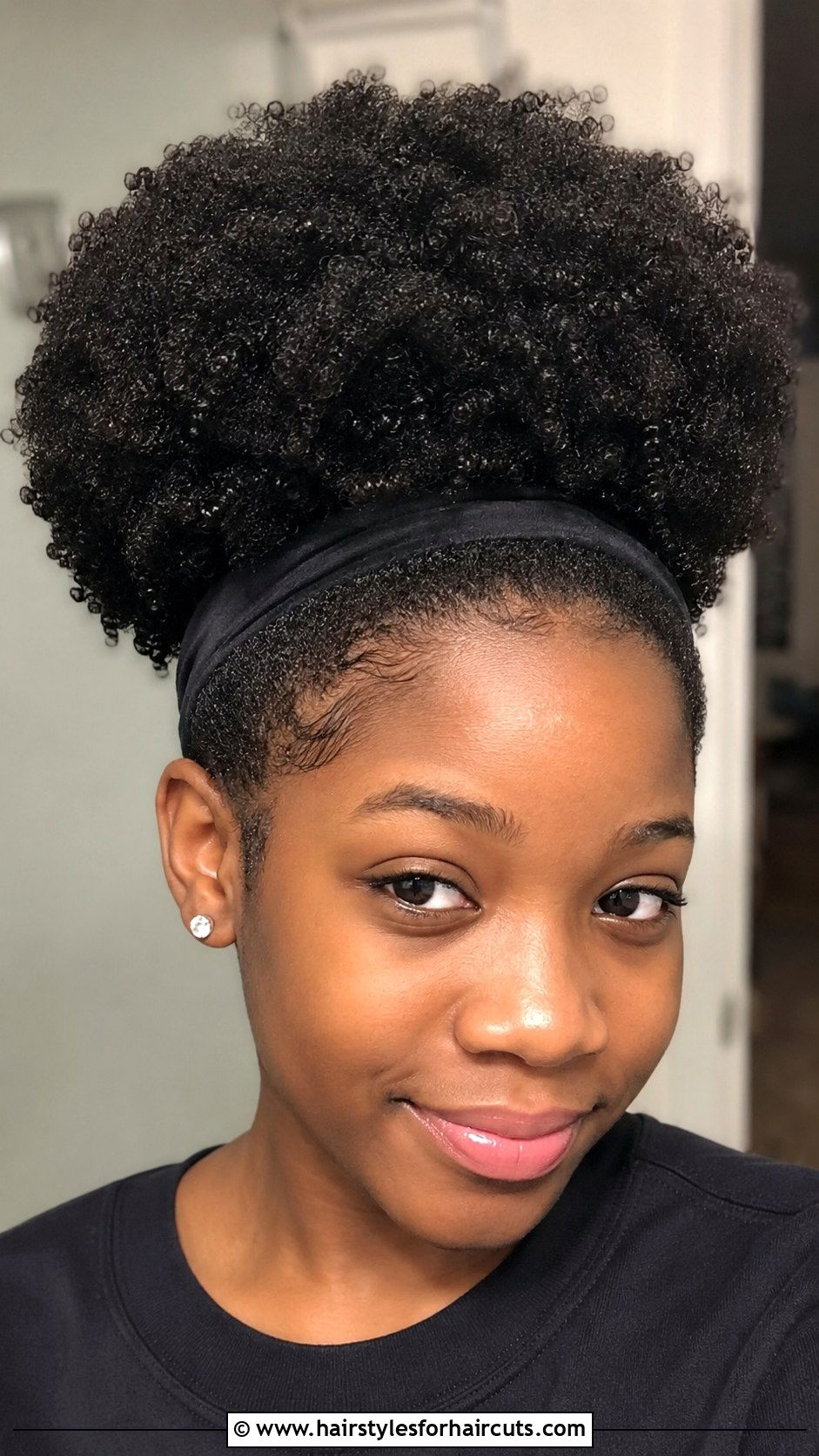Puff Ball Hairdo - 25 cute hairstyles for black girls natural hair - 25 cute hairstyles for black girls natural hair