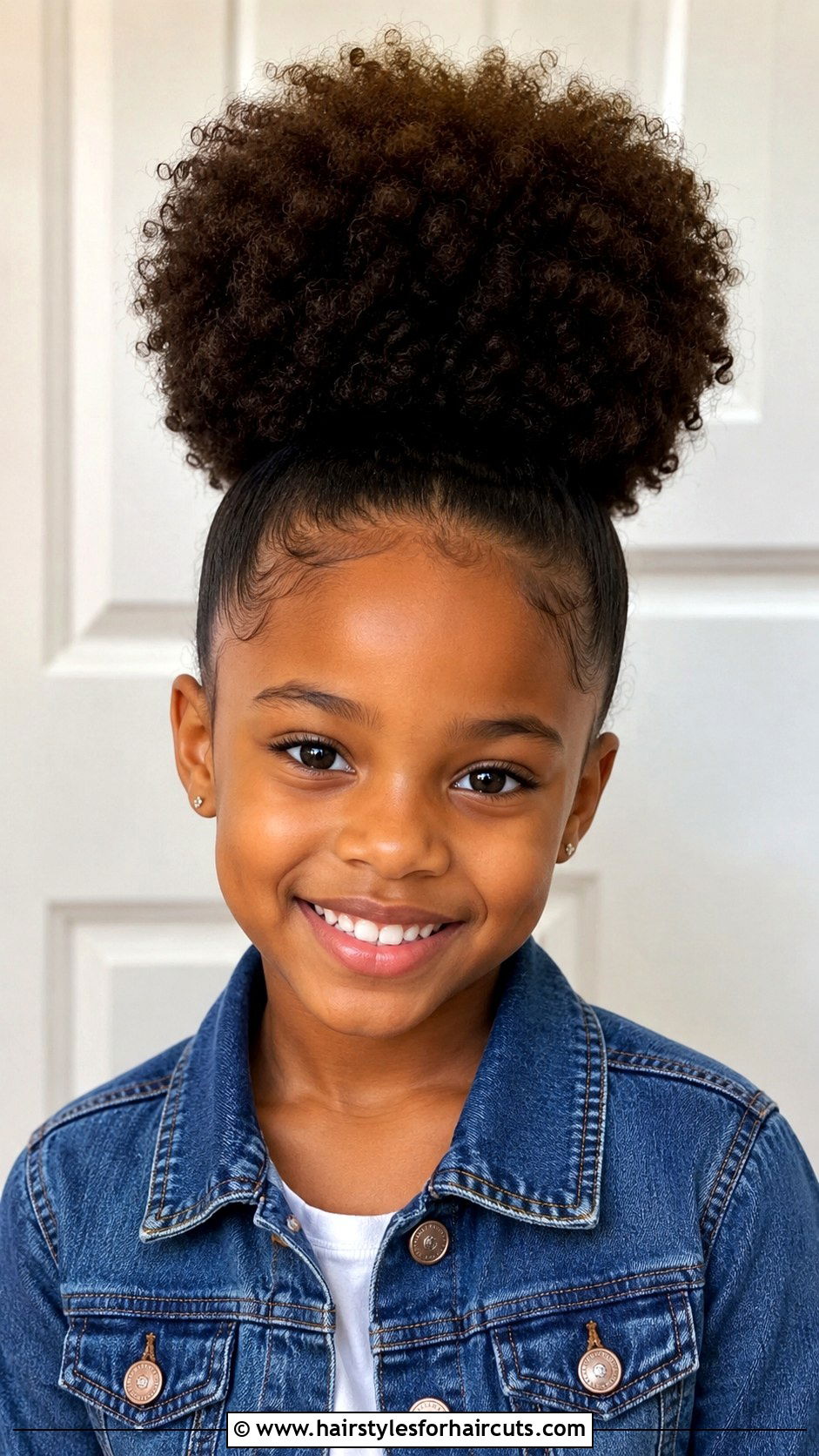 Puff Ponytail - 25 african kids hairstyles - 25 african kids hairstyles