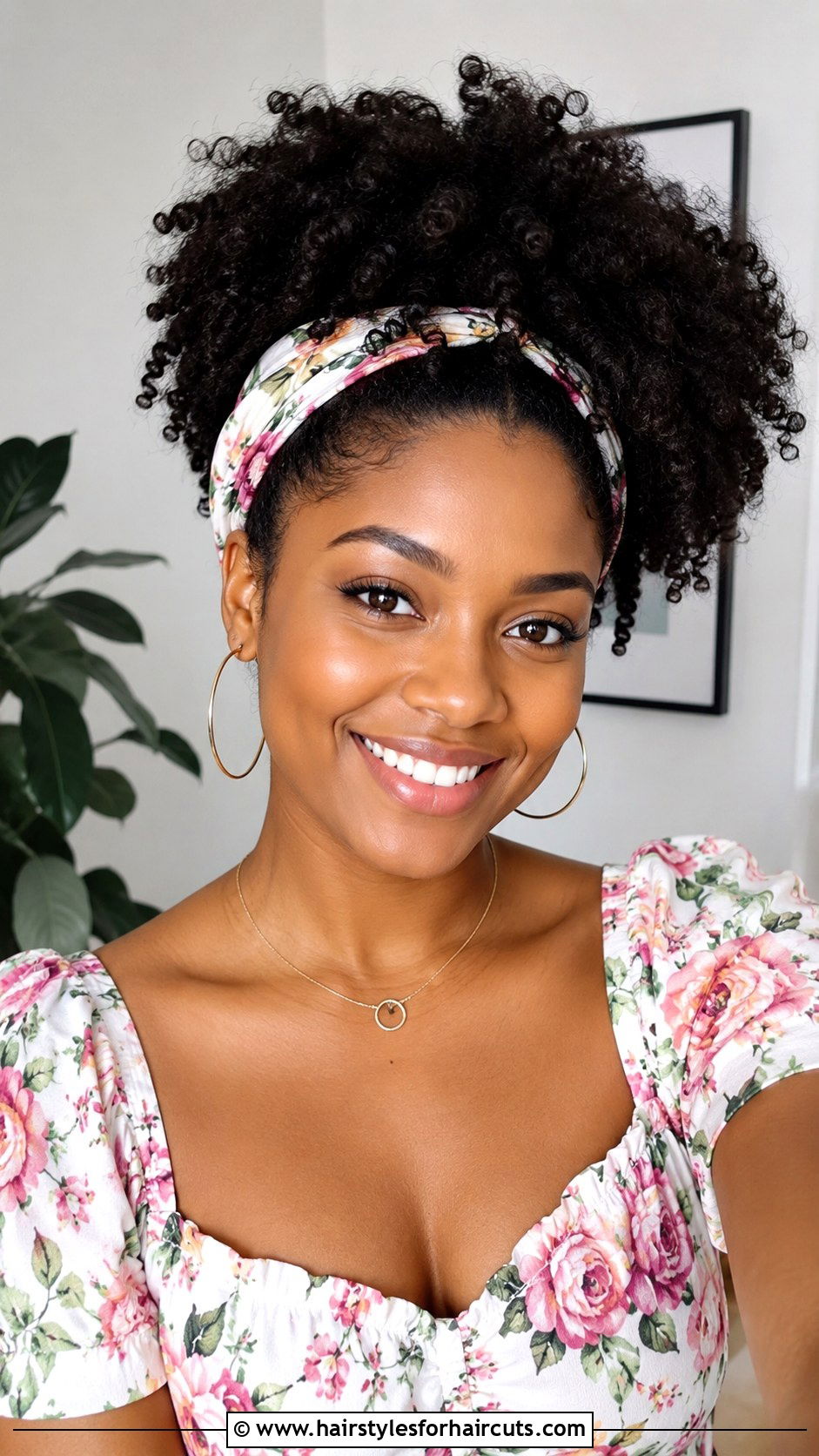 Puff With Headband - 25 5 minute hairstyles for black hair - 25 5 minute hairstyles for black hair