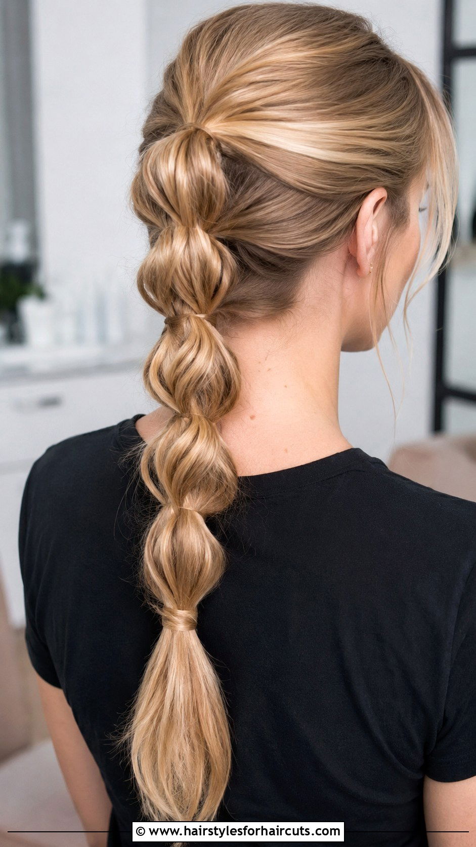 Pull Through Braid - 25 pulled back hairstyles for long hair - 25 pulled back hairstyles for long hair