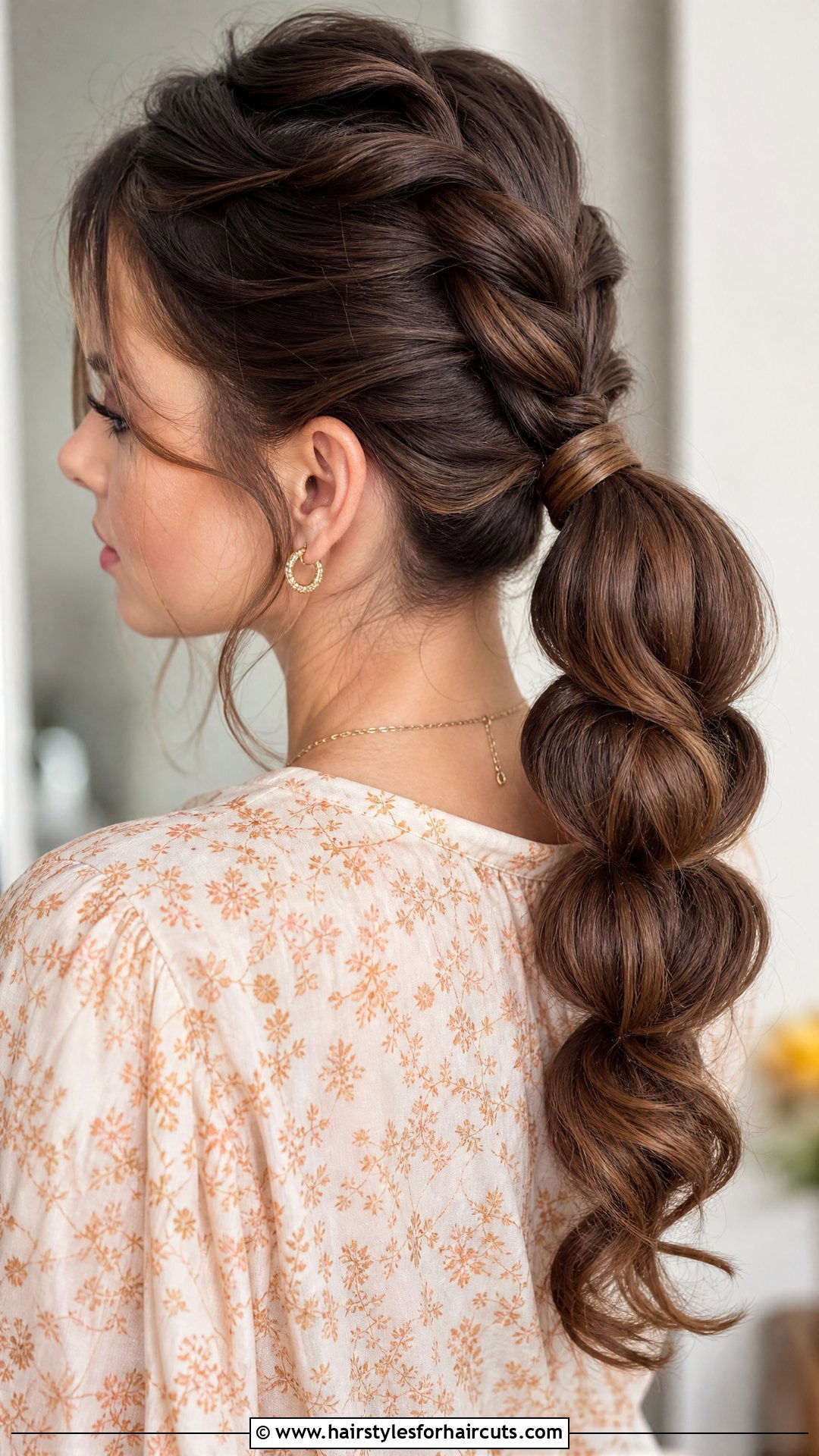 Pull Through Braid Ponytail - 25 hairstyles with a braid - 25 hairstyles with a braid