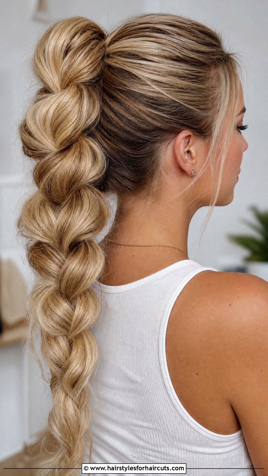 Pull Through Braid Ponytail - 25 braid hairstyles for long hair - 25 braid hairstyles for long hair