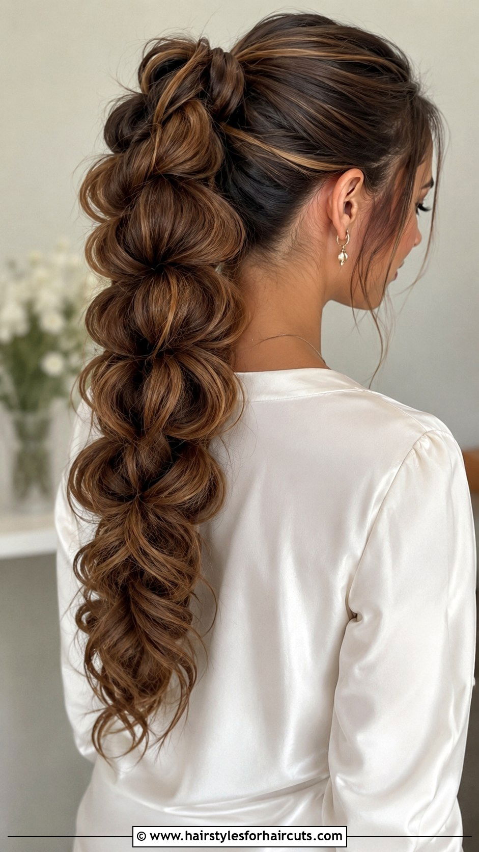 Pull Through Braid Ponytail - 25 braided hairstyles for long hair - 25 braided hairstyles for long hair