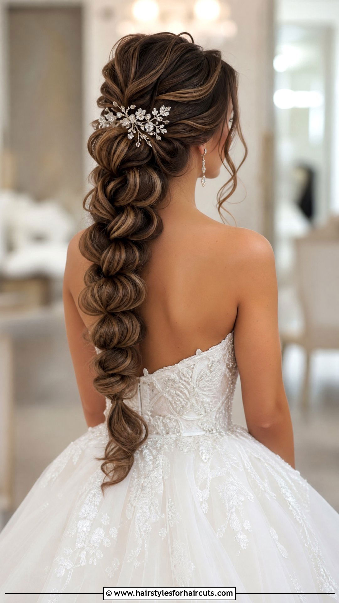 Pull Through Braid Wedding Hairstyle - 25 wedding hairstyles with braids - 25 wedding hairstyles with braids