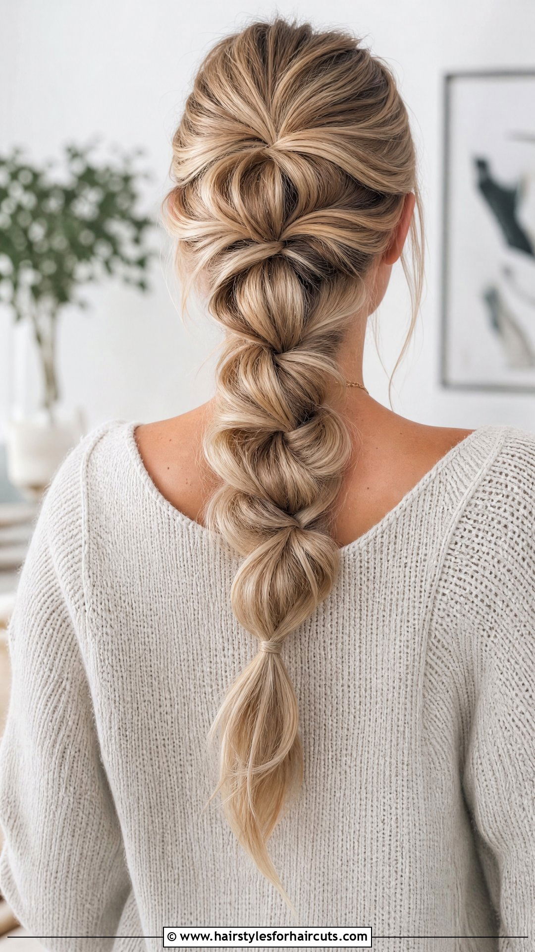 Pull Through Fox Tail Braid - 25 fox tail hairstyles - 25 fox tail hairstyles
