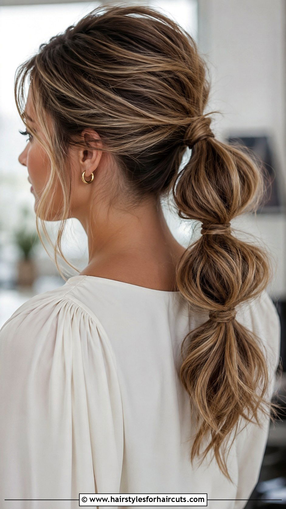 Pulled Through Ponytail - 25 cute ponytail hairstyles - 25 cute ponytail hairstyles