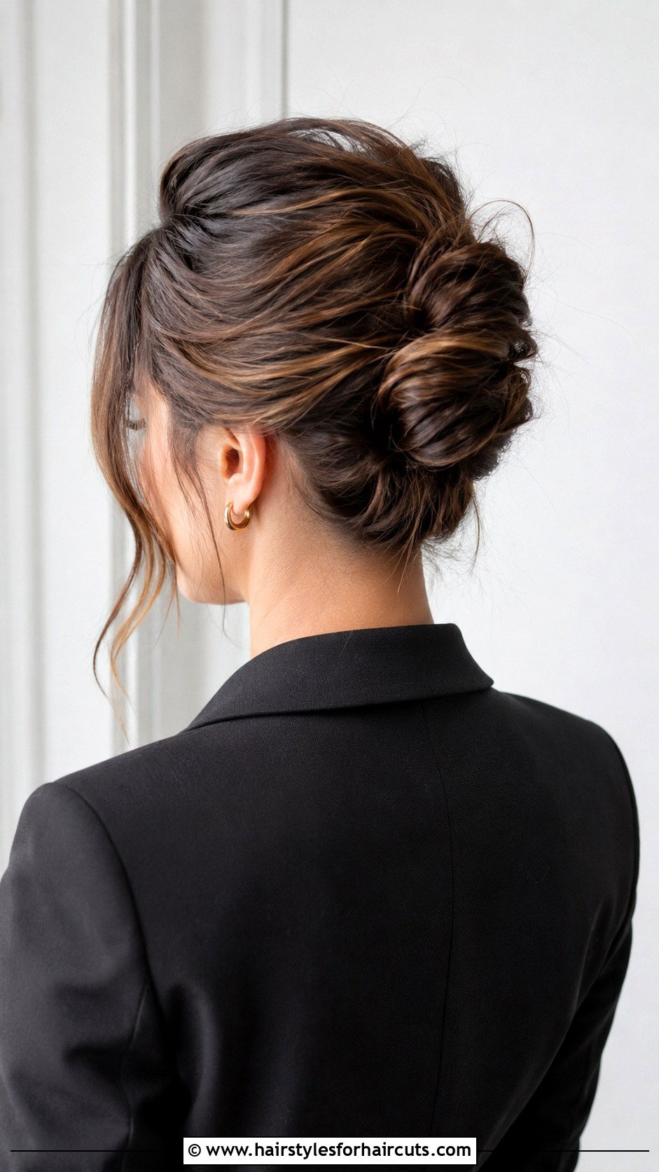 Quick Twisted Updo With Bobby Pins - 25 5 minute hairstyles for frizzy hair - 25 5 minute hairstyles for frizzy hair