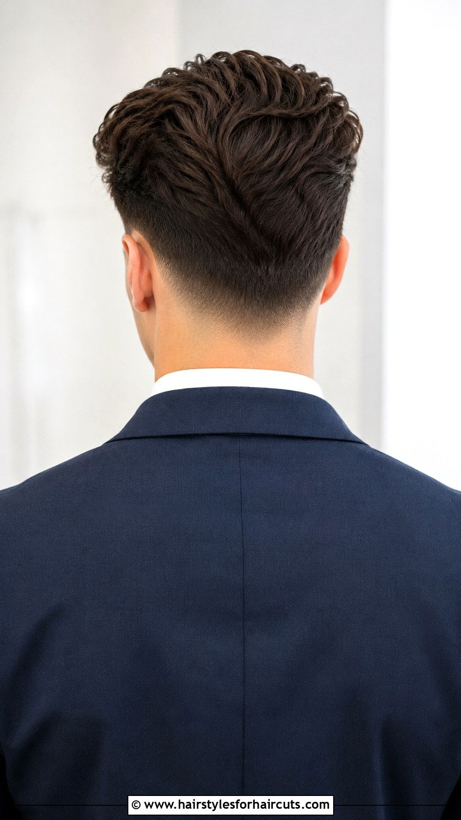 Quiff Taper Back View - 25 back side hairstyles for man - 25 back side hairstyles for man