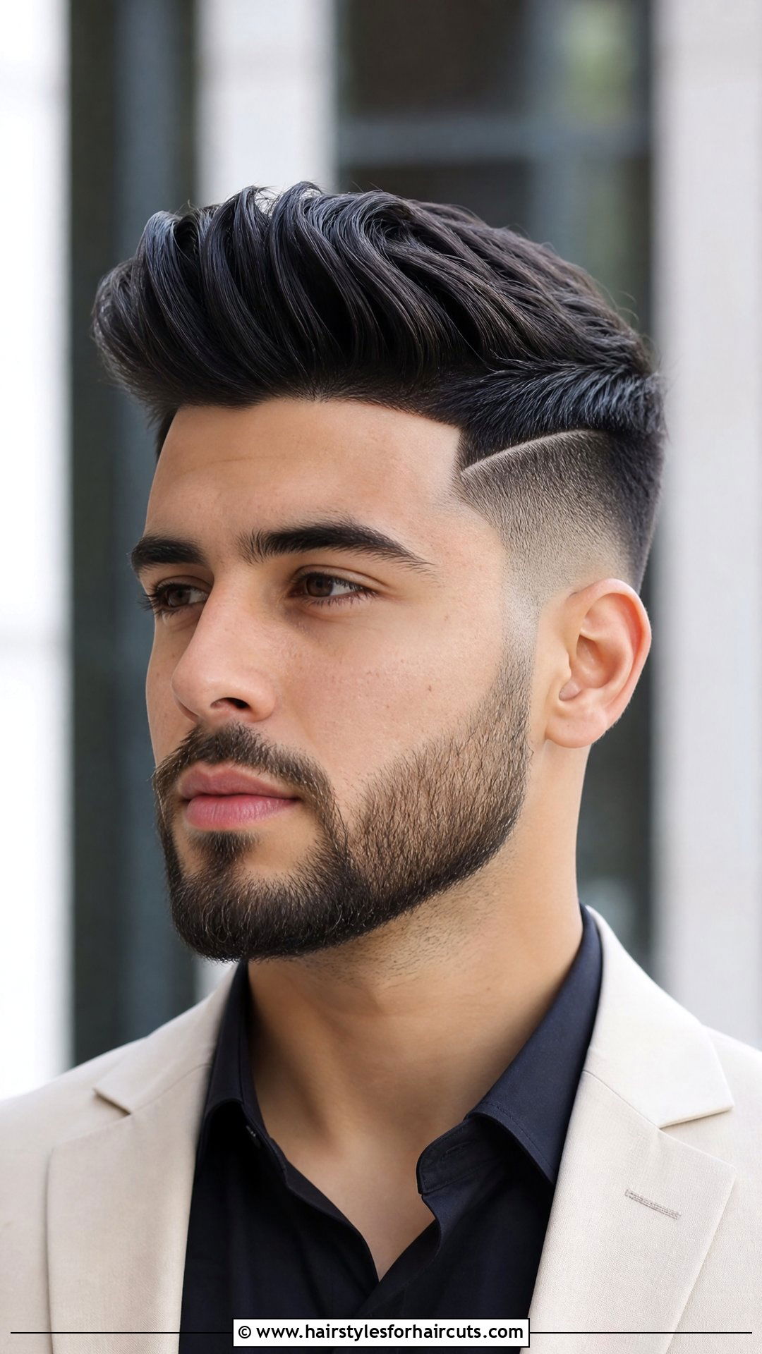 Quiff With Line Up - 25 edger haircuts - 25 edger haircuts
