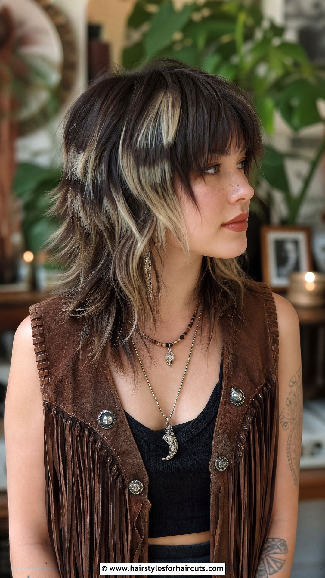 Raccoon Stripes On Shag Haircut - 25 raccoon hairstyles - 25 raccoon hairstyles