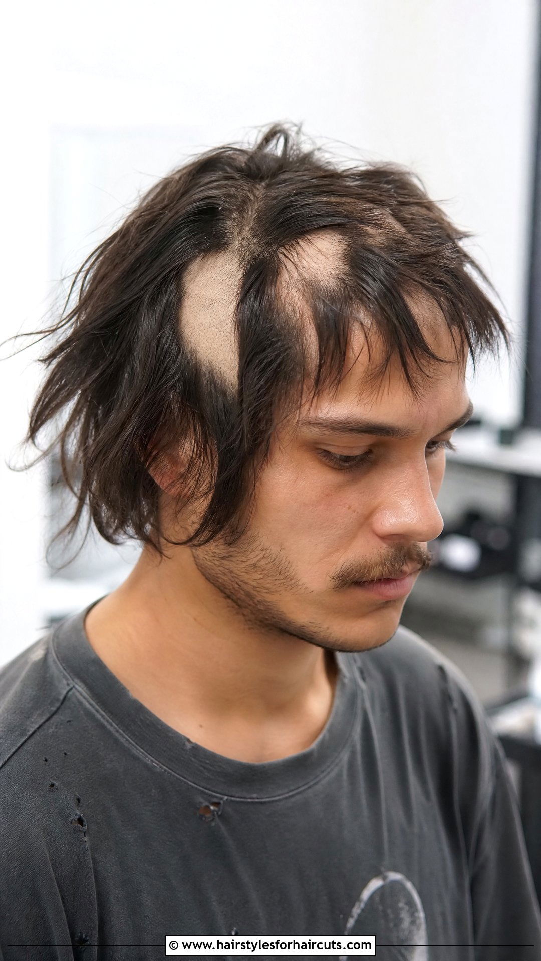 Random Patch Shave Horrible Haircut - 25 horrible haircuts - 25 horrible haircuts