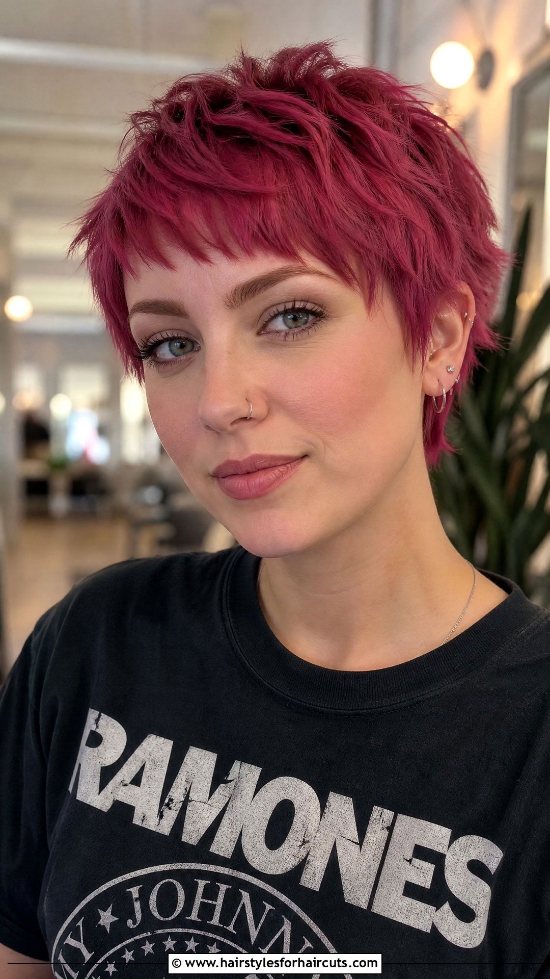 Raspberry Short Haircut - 25 ice cream haircuts - 25 ice cream haircuts