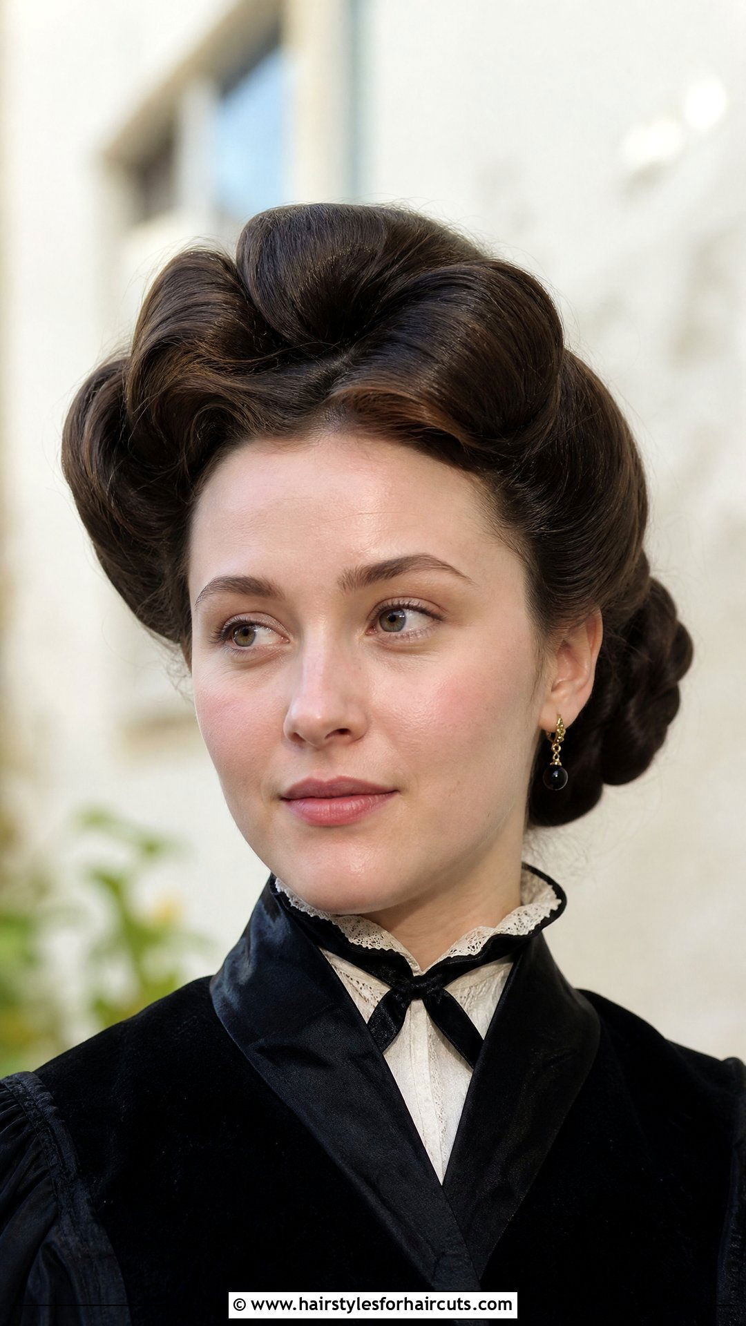 Rat Roll Updo 1800s - 25 long hair 1800s hairstyles - 25 long hair 1800s hairstyles