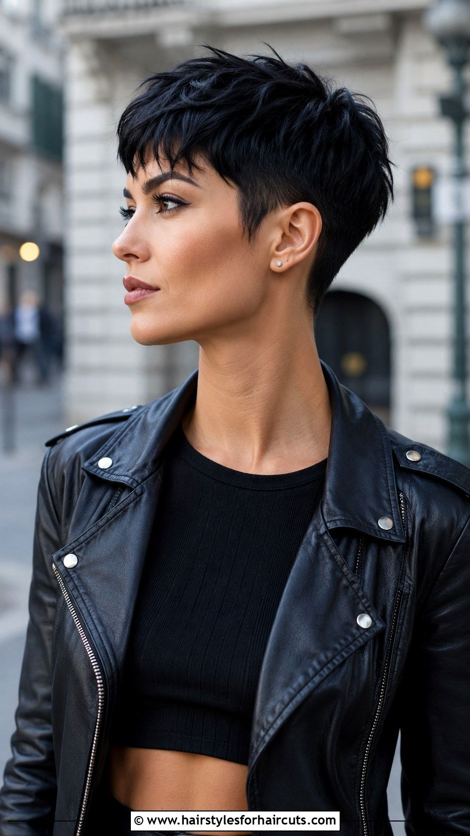 Raven Black Pixie Cut - 25 black color hairstyles - 25 black color hairstyles