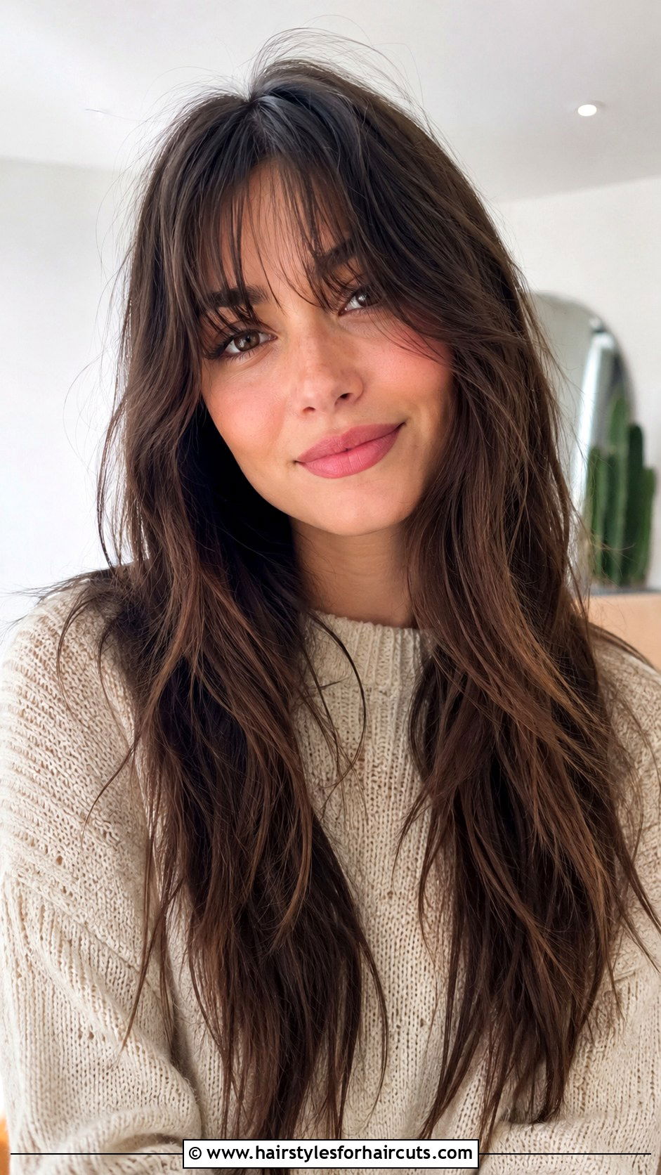 Razor Cut Curtain Bangs Long Hair - 25 long hair razor haircuts - 25 long hair razor haircuts