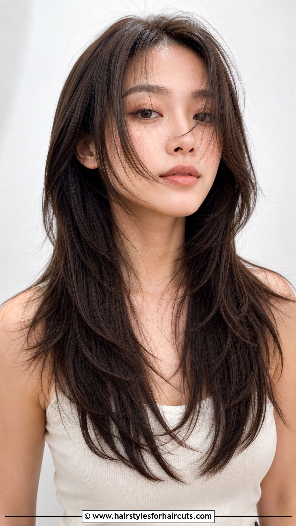 Razor Cut Layer Long Haircut - 25 layer long hairstyles - 25 layer long hairstyles