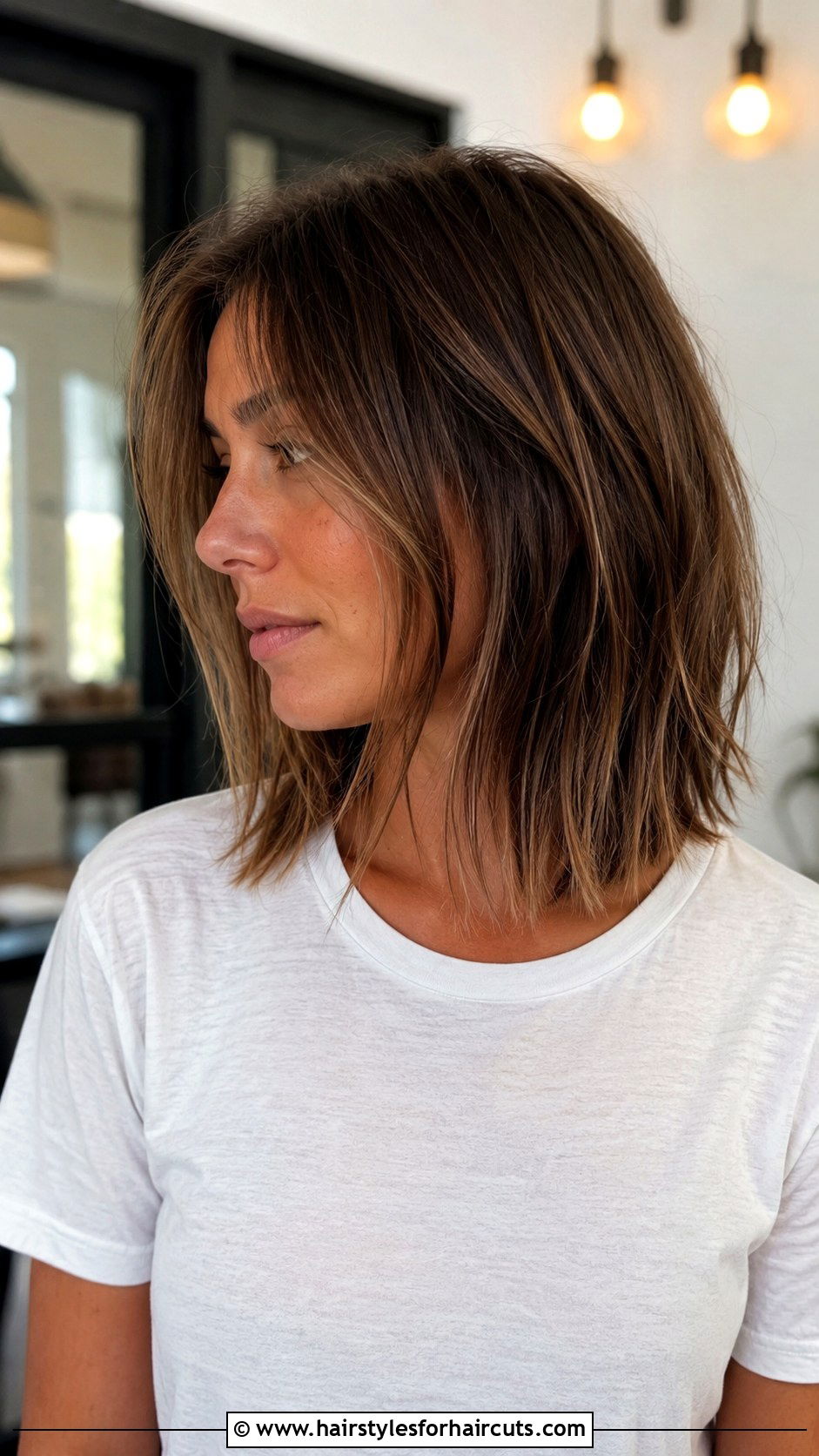Razor Cut Lob - 25 good haircuts for straight hair women - 25 good haircuts for straight hair women