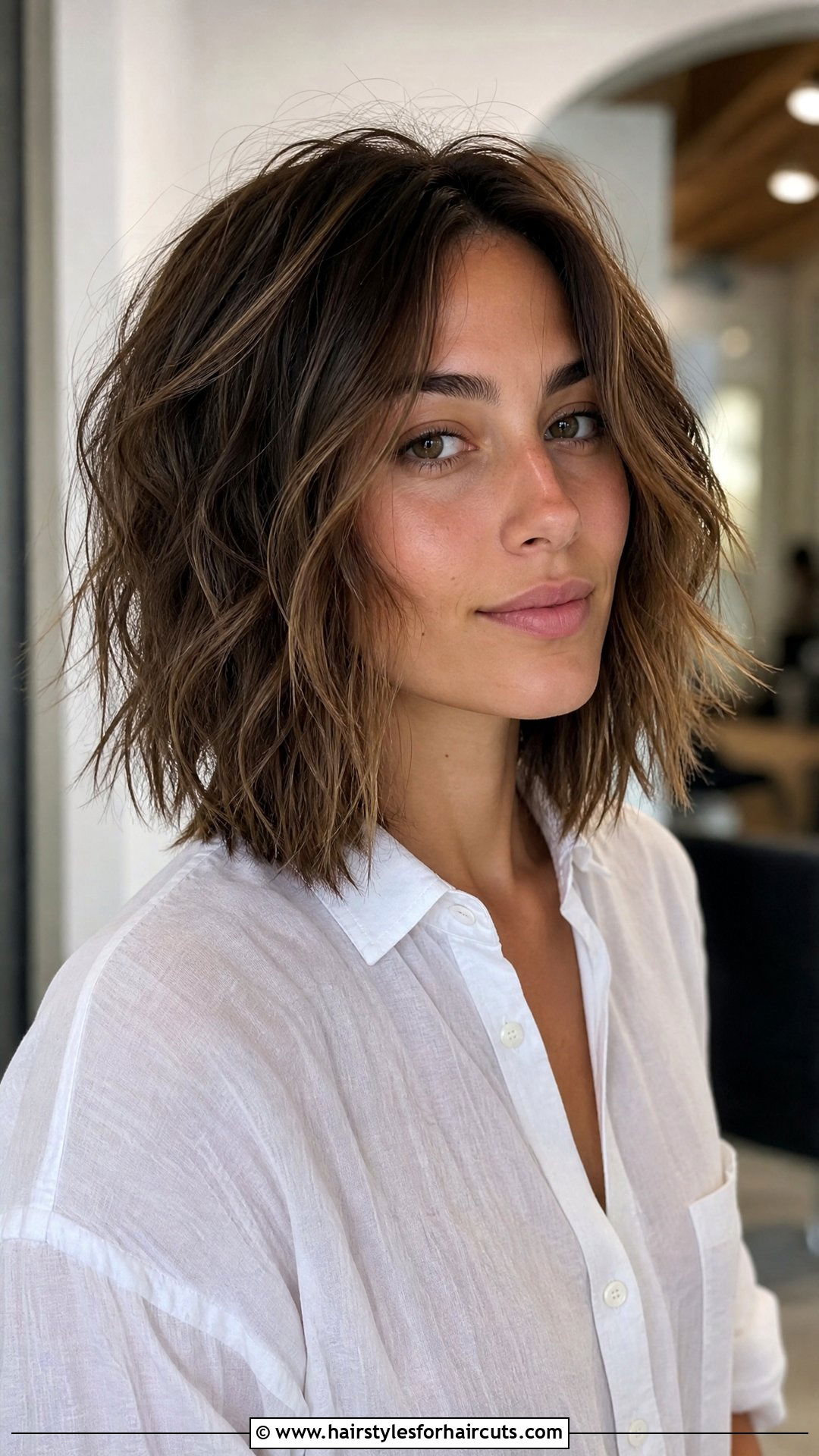 Razor Cut Lob Haircut - 25 female haircuts styles - 25 female haircuts styles