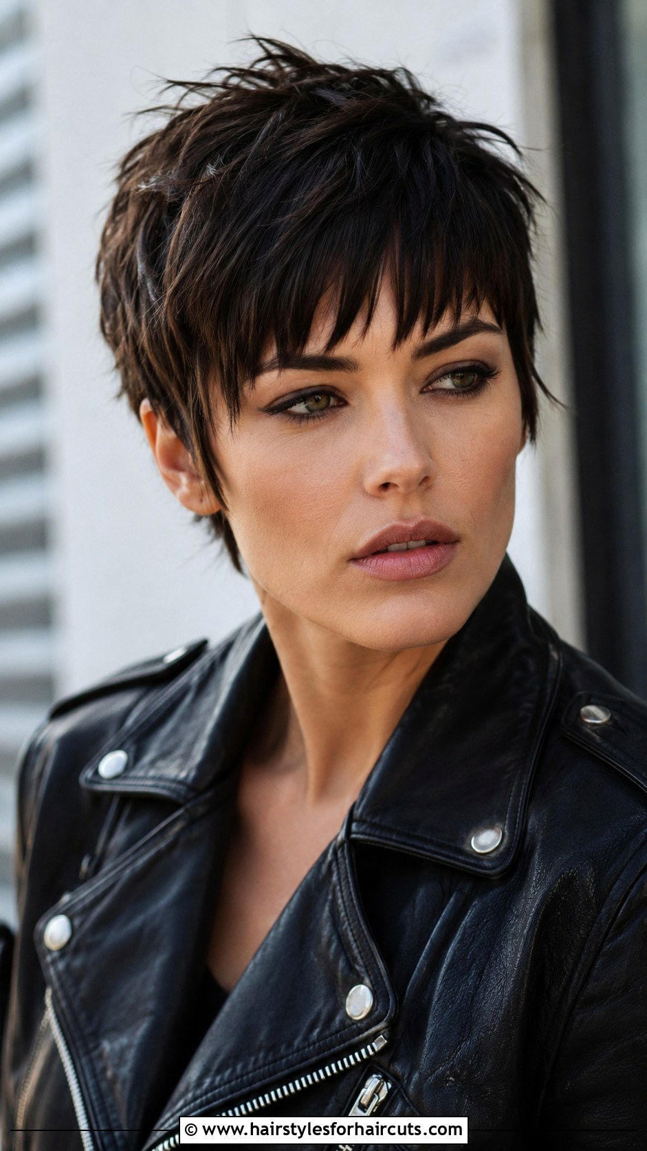 Razor Cut Pixie With Eyebrow Fringe - 25 eyebrow haircuts - 25 eyebrow haircuts
