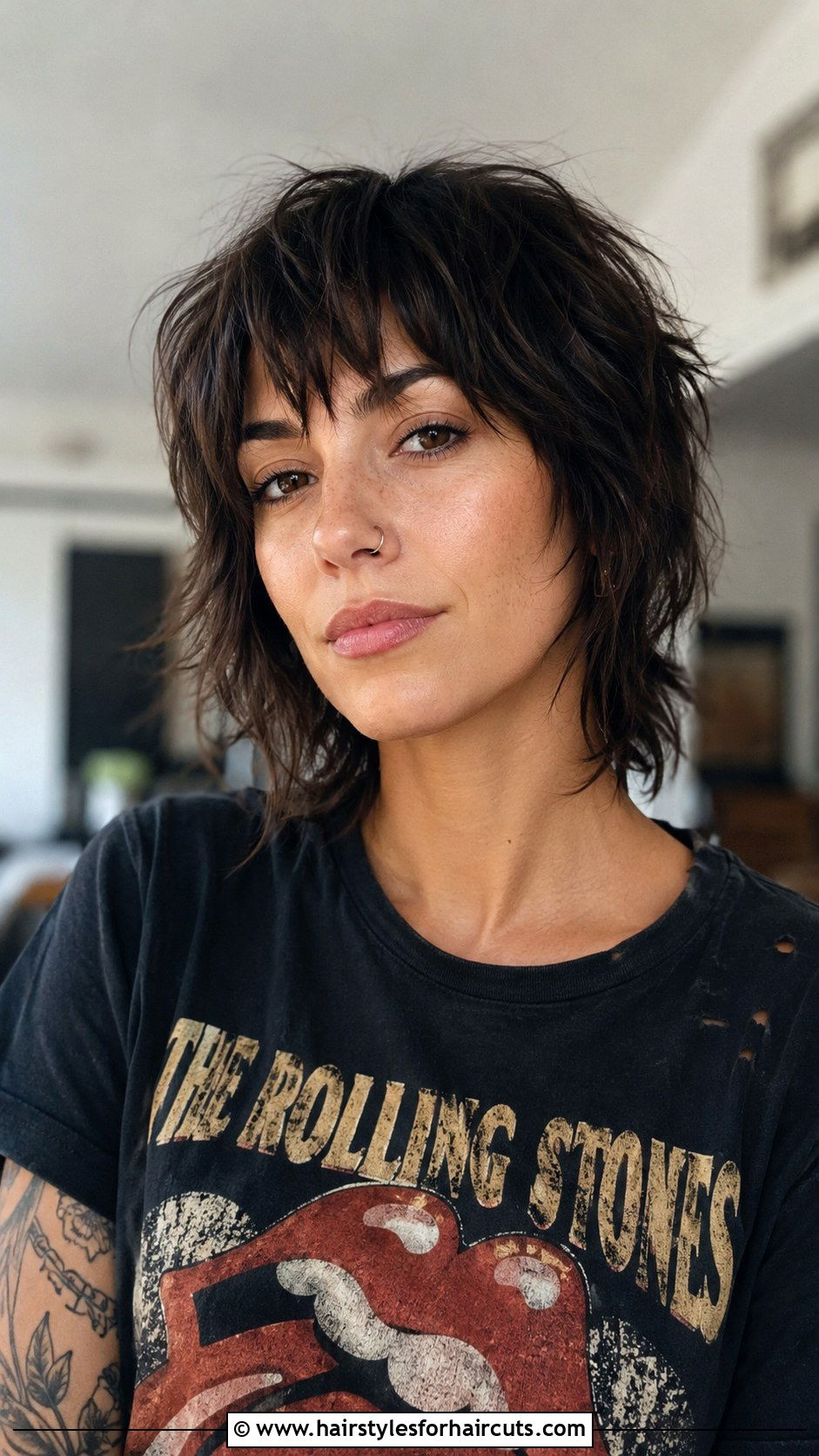 Razor Cut Short Shag With Fringe - 25 razor haircuts - 25 razor haircuts