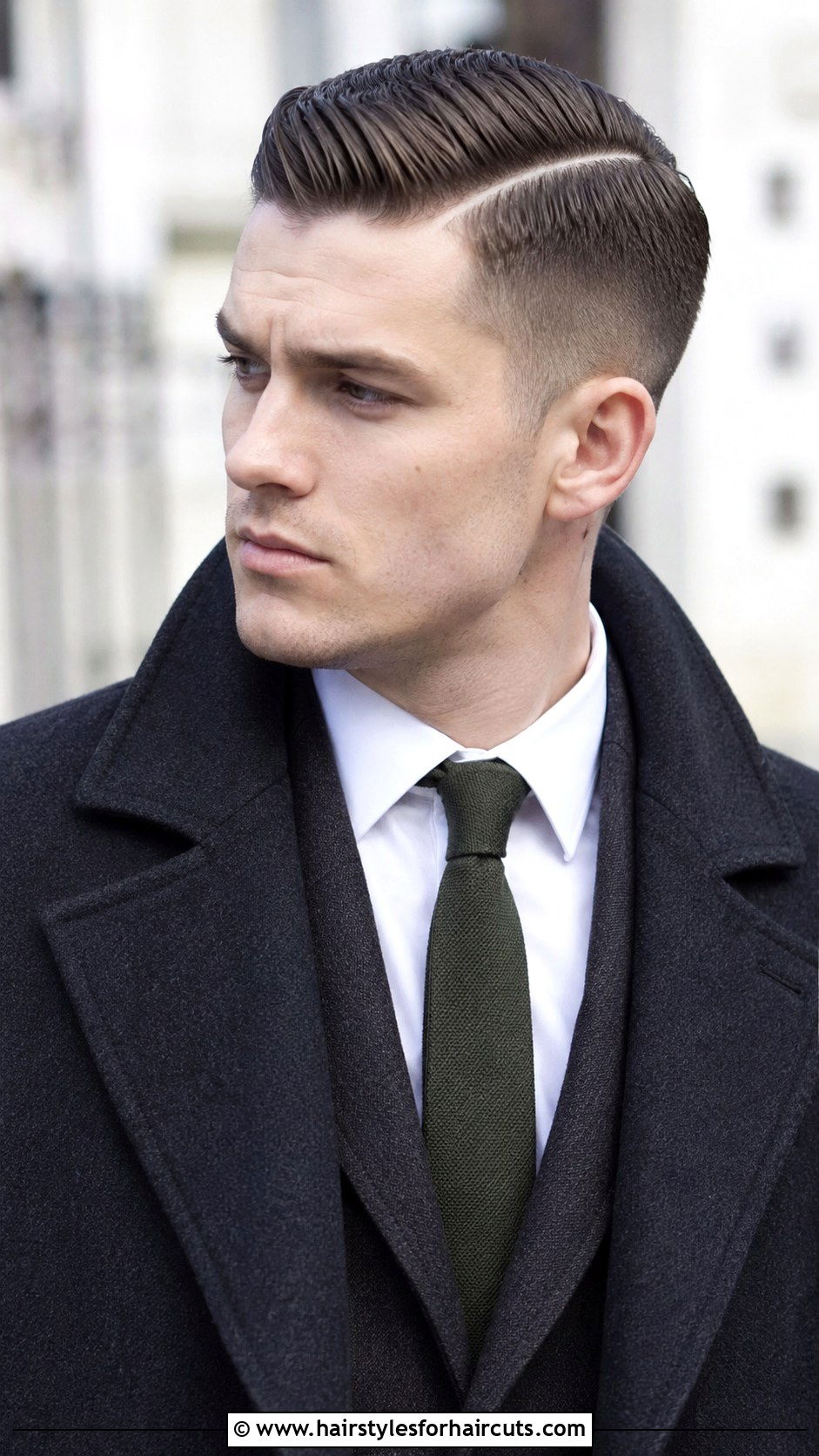 Razor Side Part - 25 1920s hairstyles men - 25 1920s hairstyles men