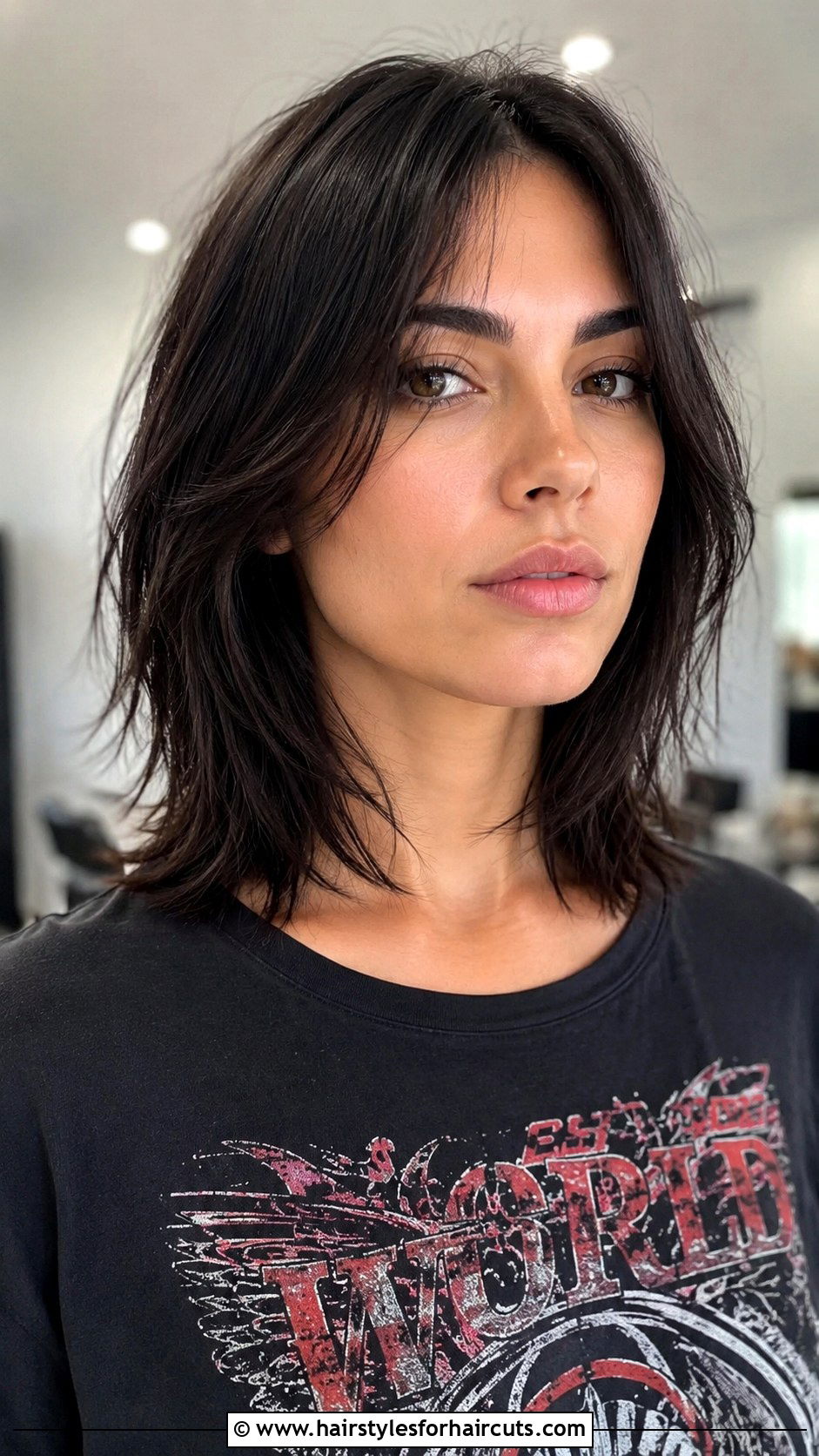 Razored Lob - 25 haircuts medium hair - 25 haircuts medium hair