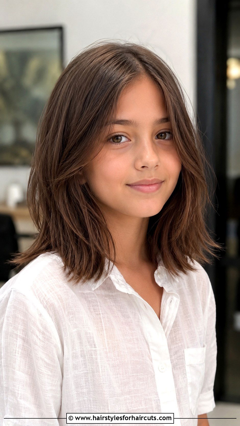 Razored Lob Haircut - 25 child haircuts style girl 10 years old - 25 child haircuts style girl 10 years old