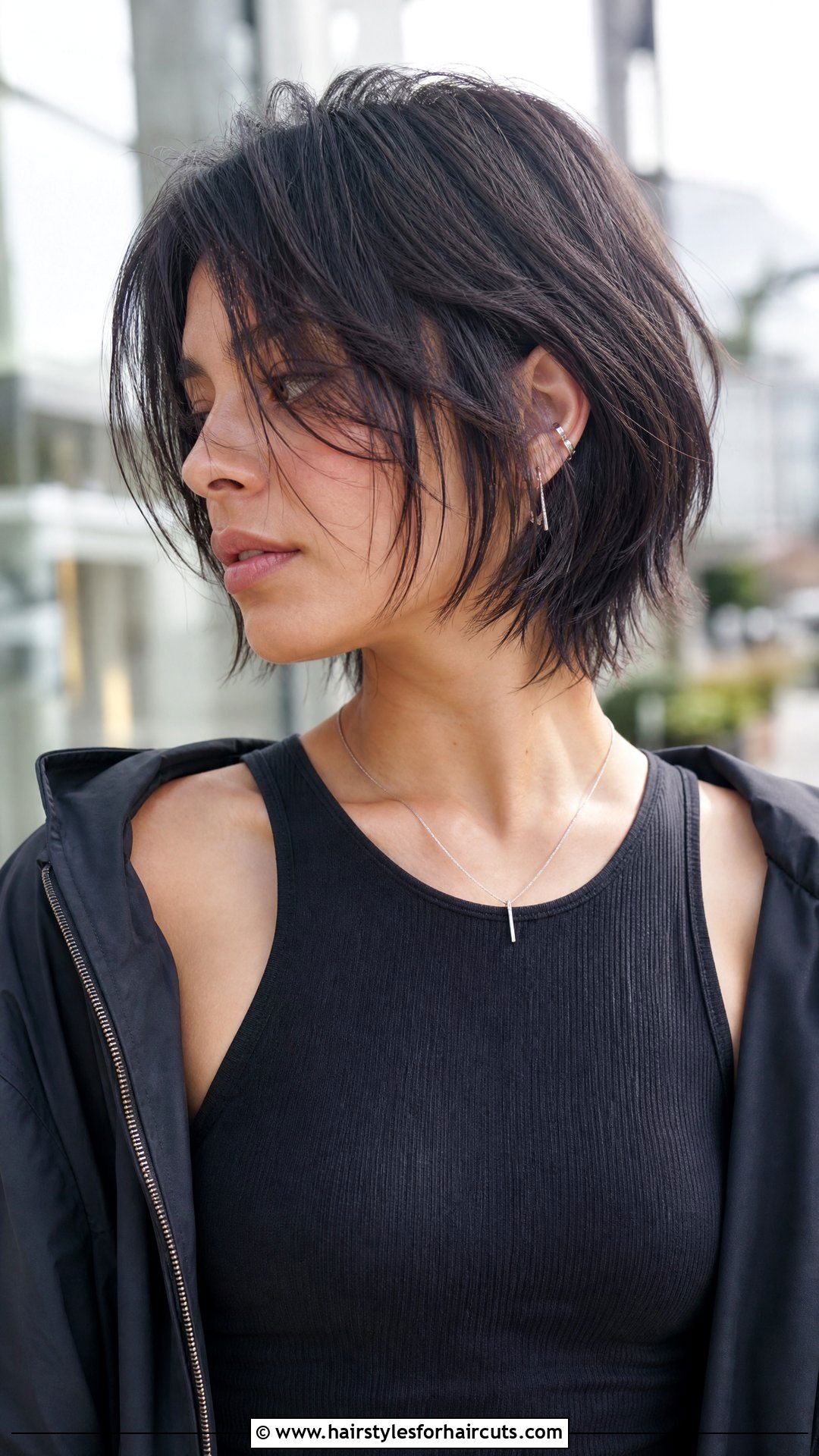 Razored Lob Haircut - 25 haircuts size - 25 haircuts size