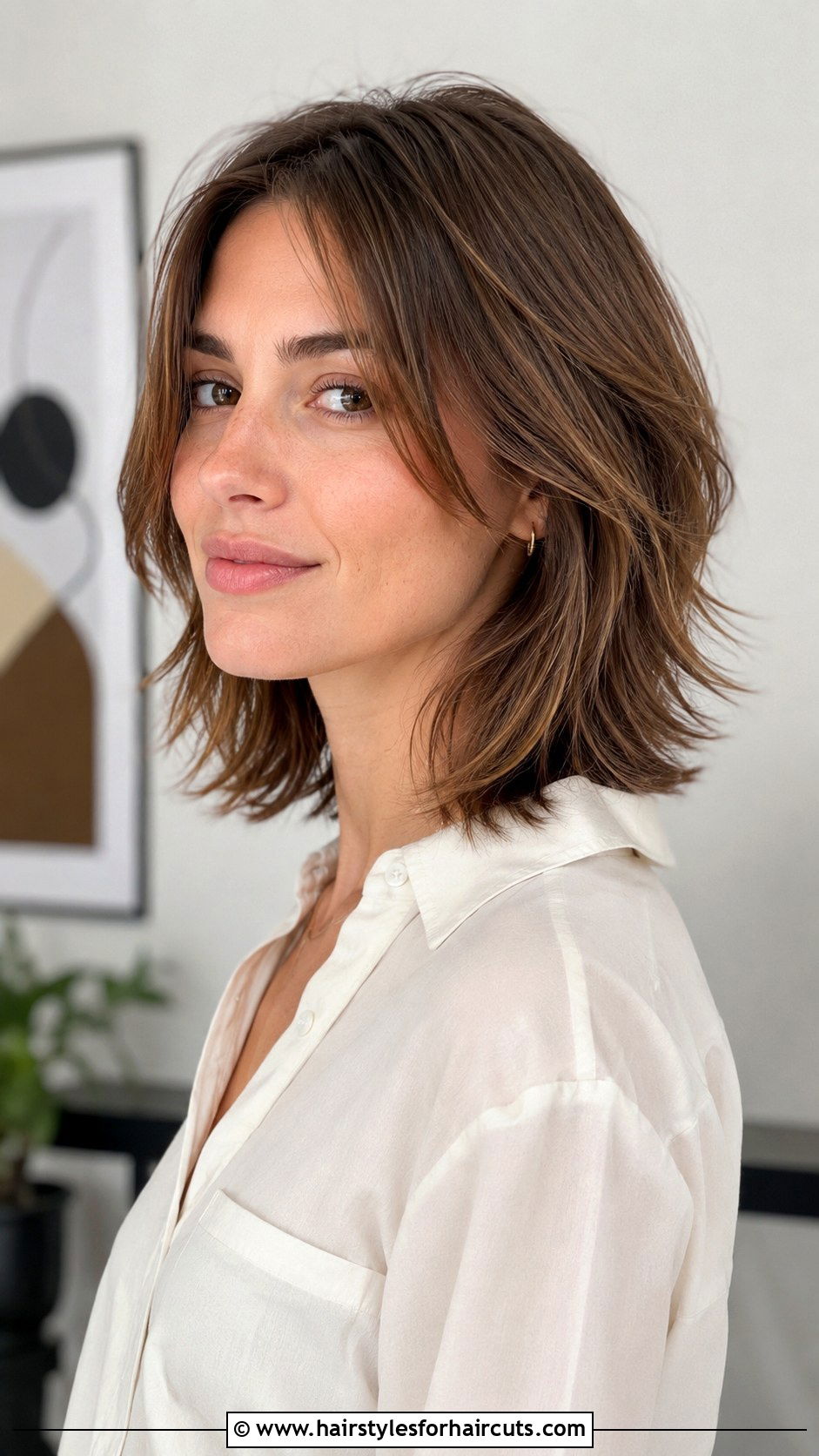 Razored Lob Haircut - 25 low maintenance hairstyles for thick wavy hair - 25 low maintenance hairstyles for thick wavy hair