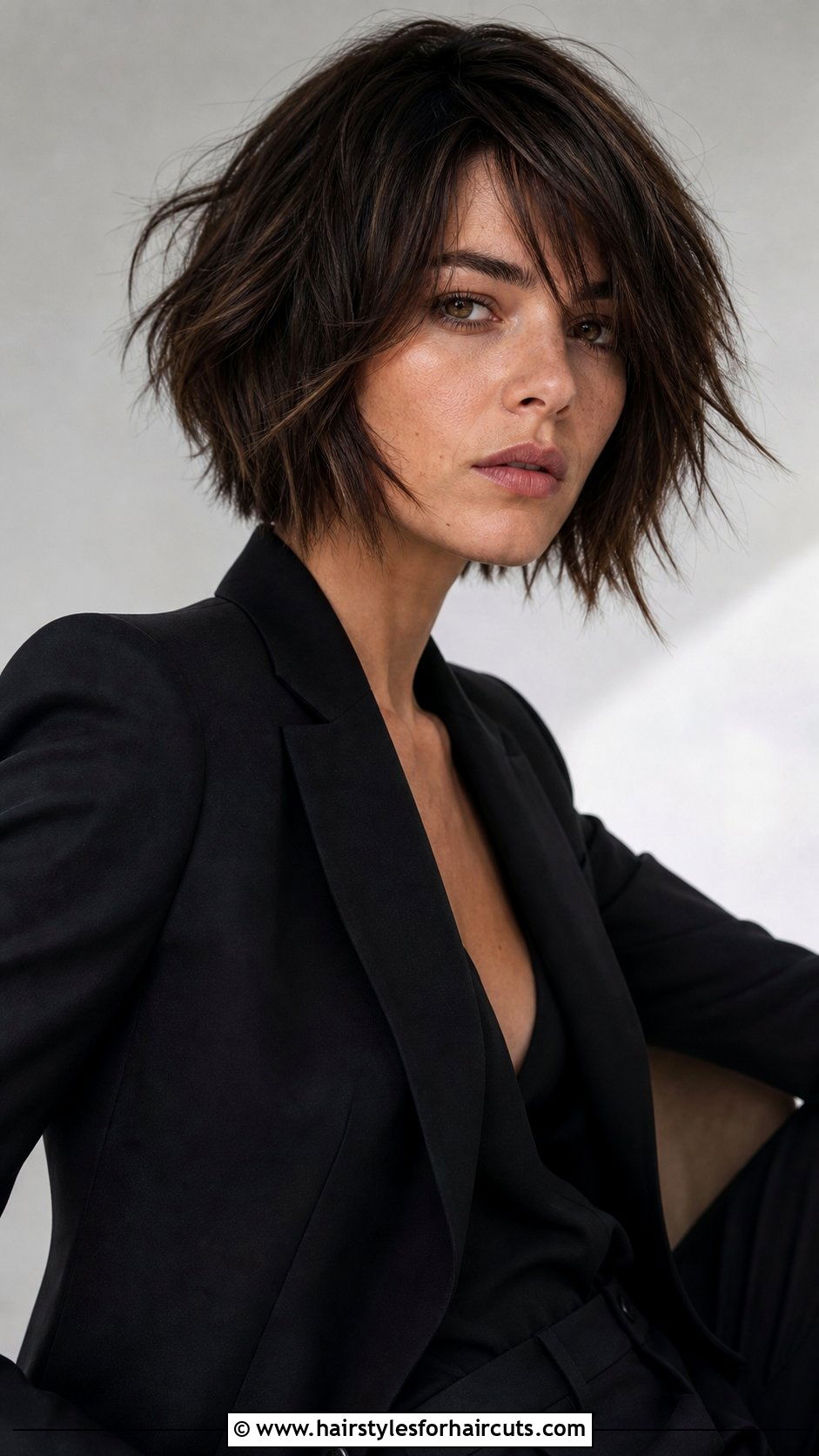 Razored Medium Bob - 25 hairstyles for medium length hair for women - 25 hairstyles for medium length hair for women