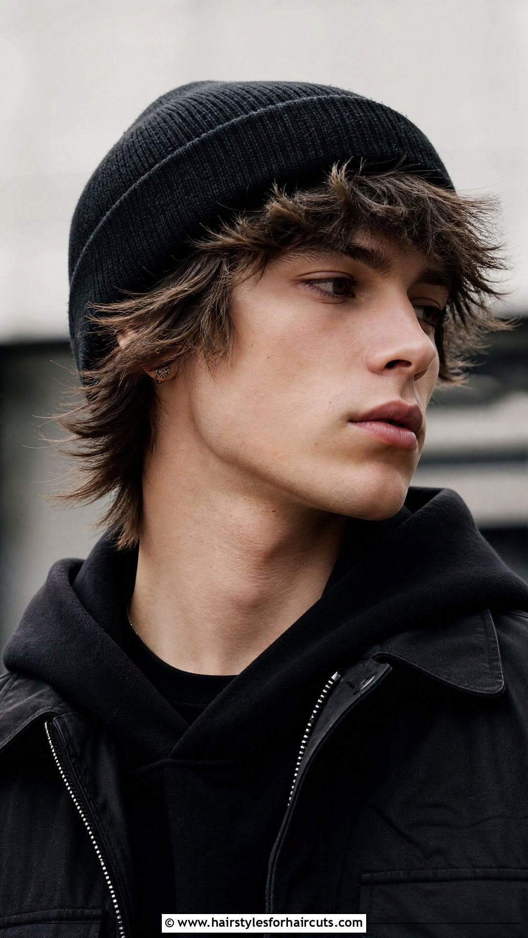 Razored Wings Haircut With Beanie - 25 wings haircuts with hat - 25 wings haircuts with hat