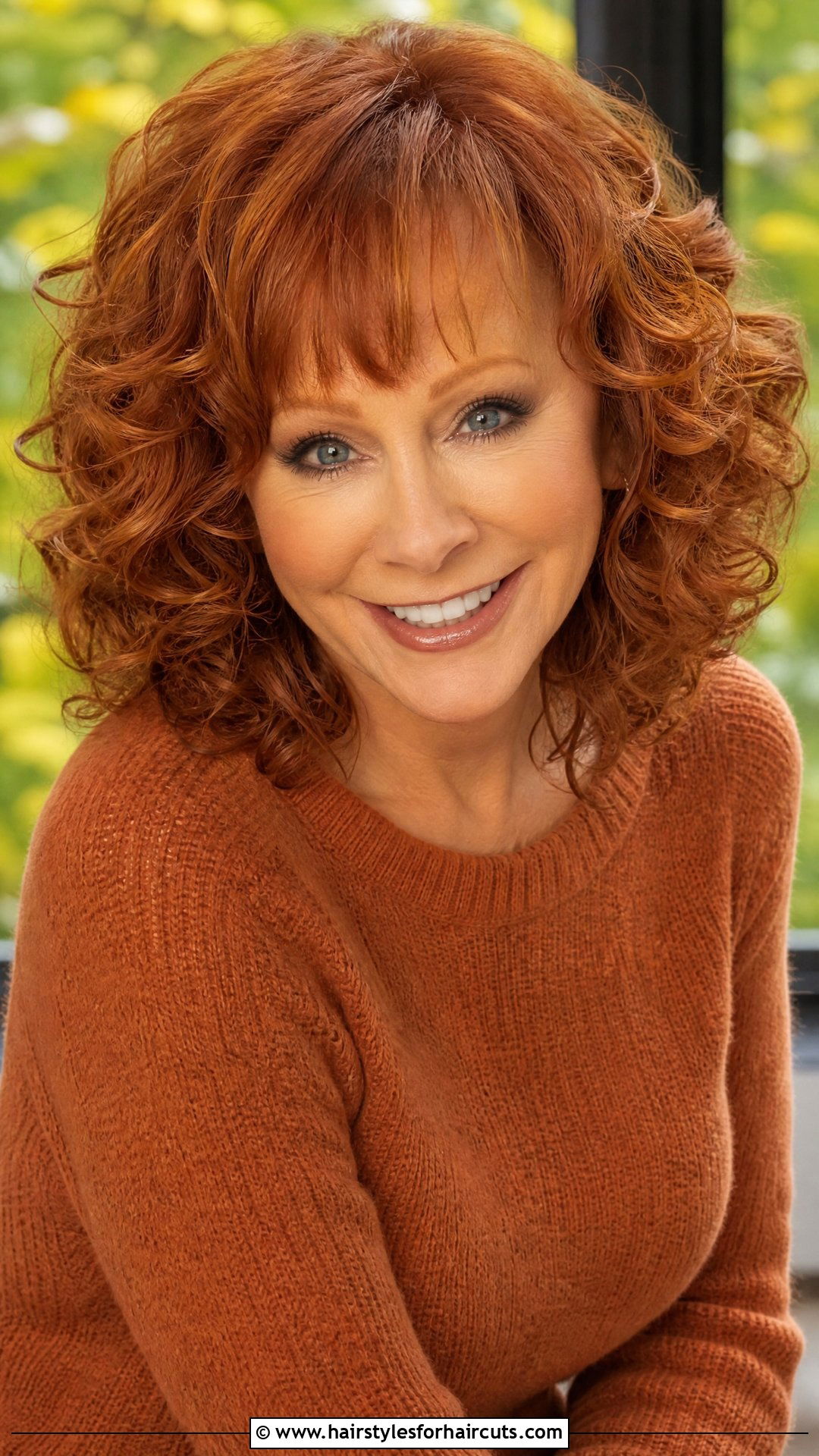 Reba McEntire Shoulder Length Red Curls - 25 medium hair reba hairstyles - 25 medium hair reba hairstyles