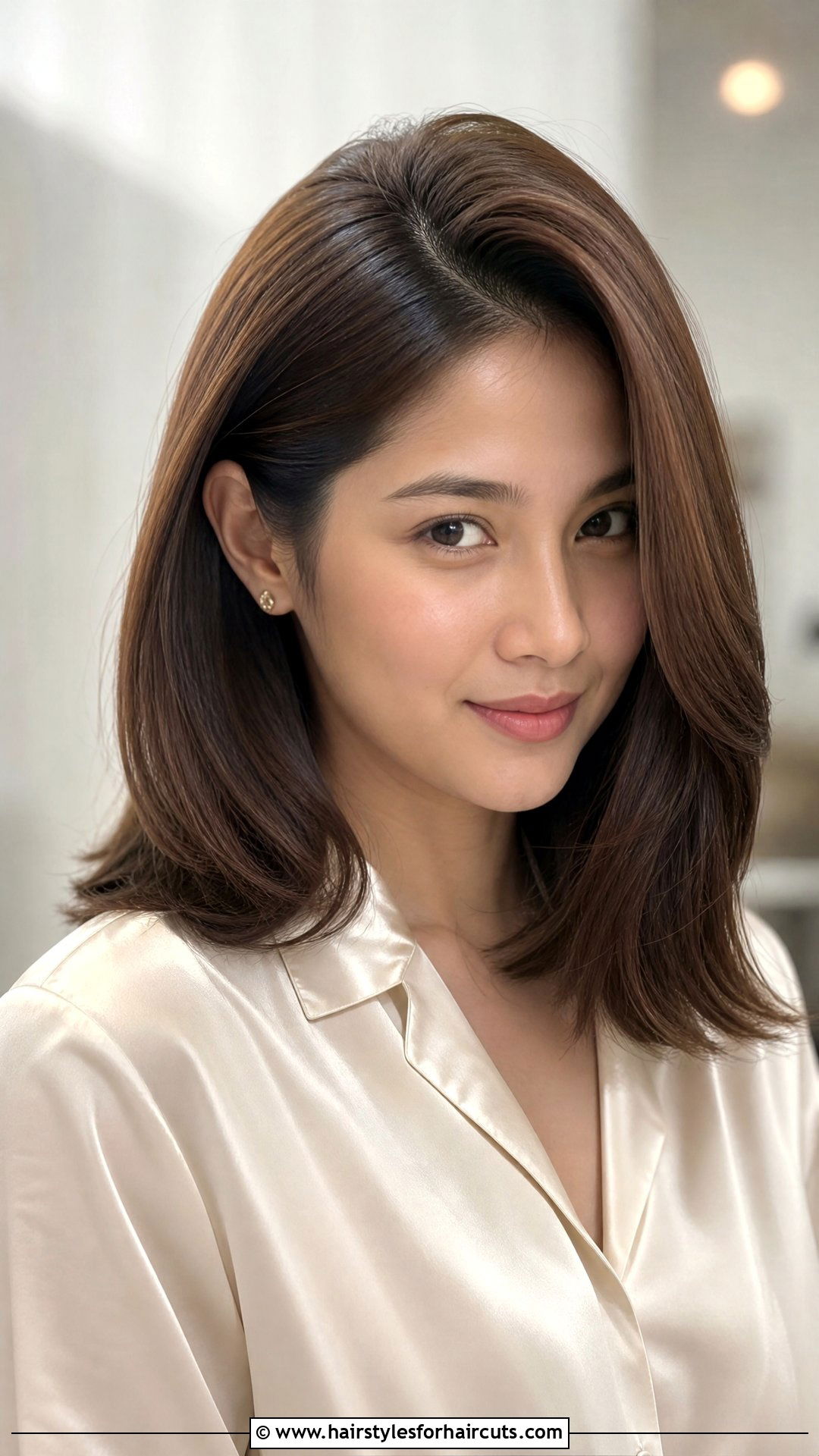 Rebonded Hair With Side Part - 25 rebonding hairstyles - 25 rebonding hairstyles