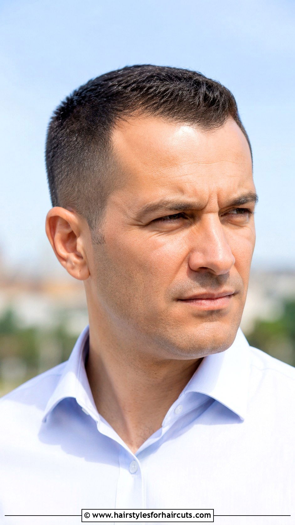 Receding Hairline Crew Cut - 25 crew hairstyles - 25 crew hairstyles